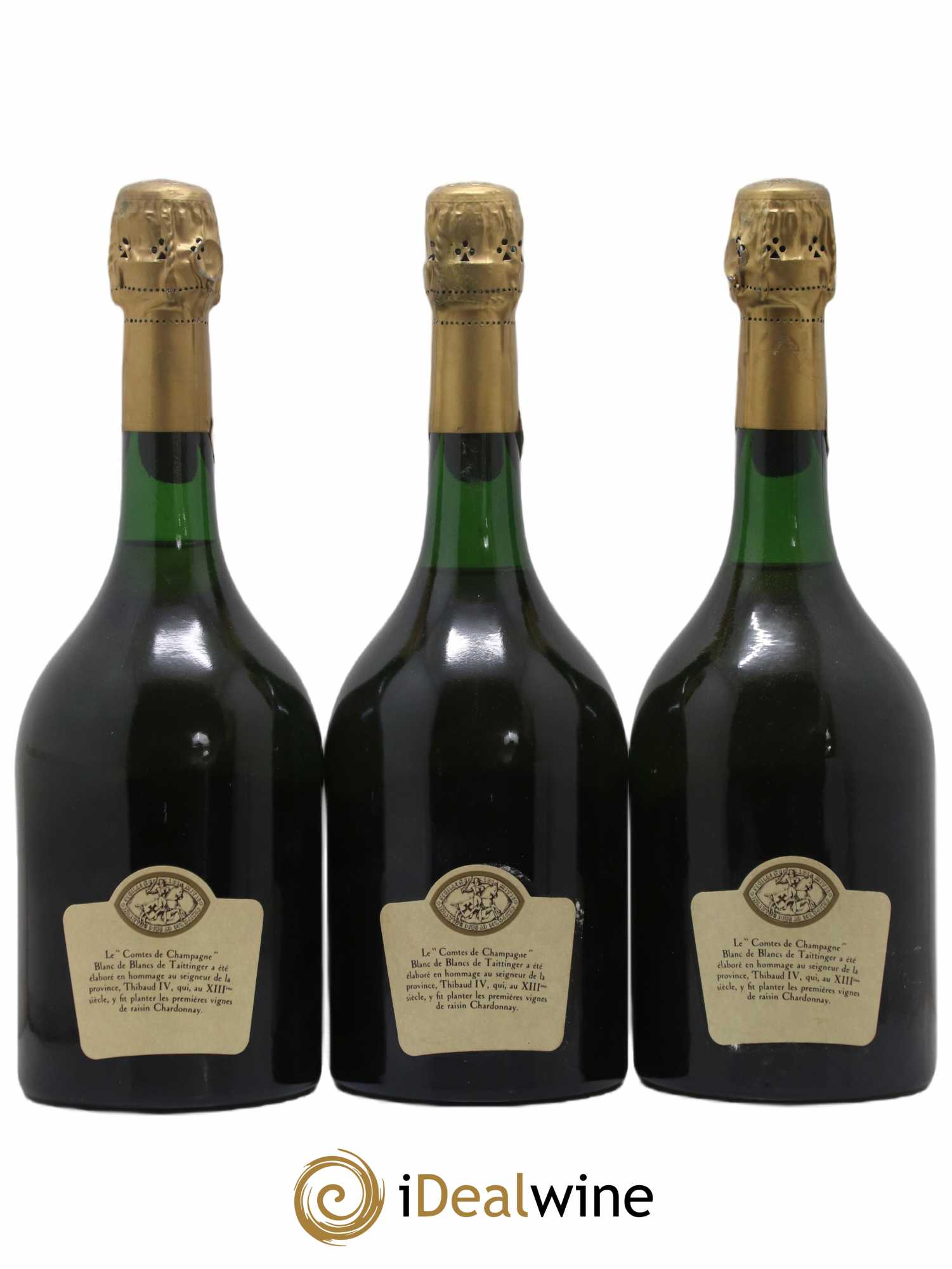 Comtes de Champagne Taittinger 1981 - Lot of 3 bottles - 1