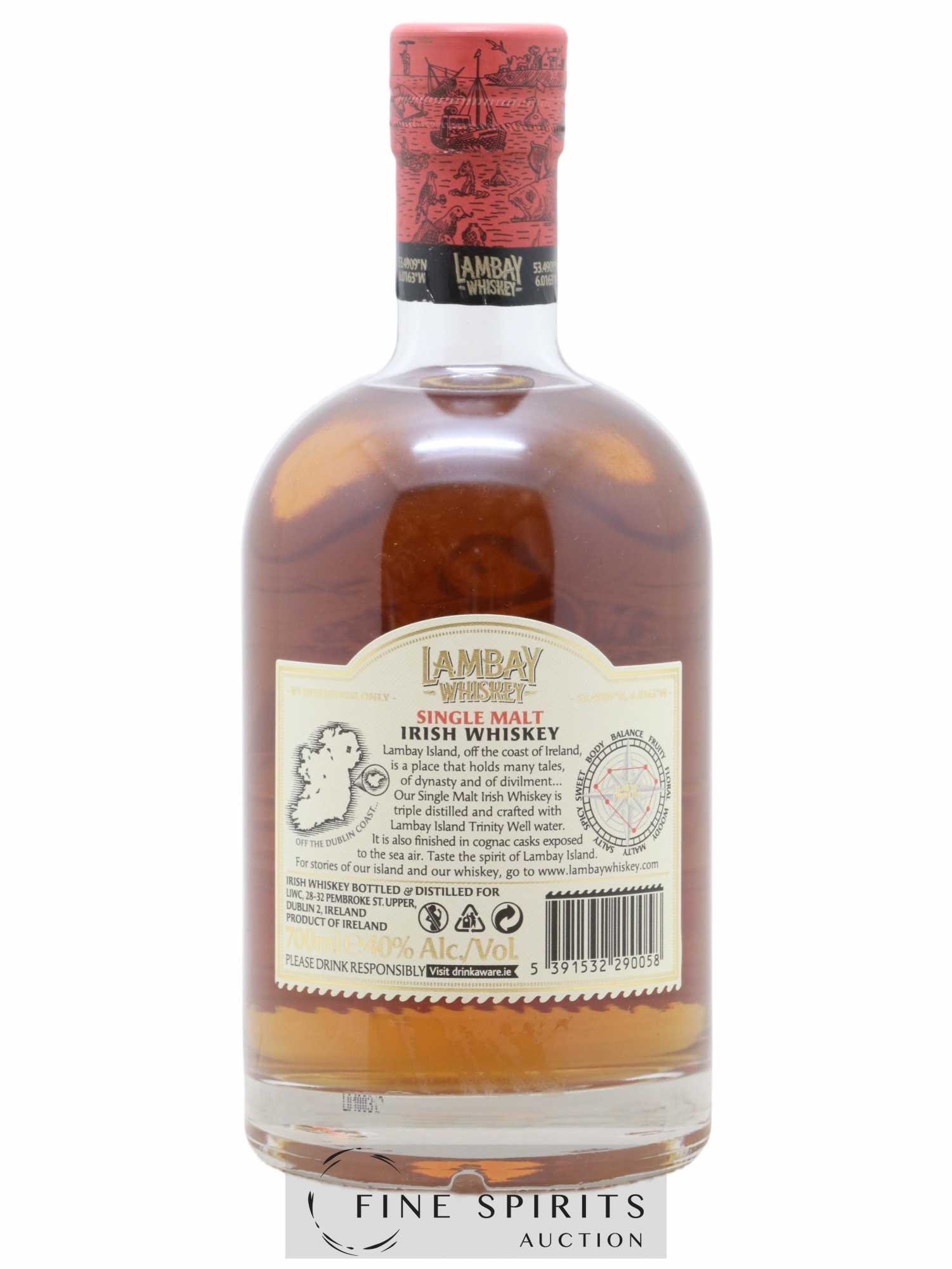 Lambay Of. Cognac Casks Finished - Posten von 1 Flasche - 2