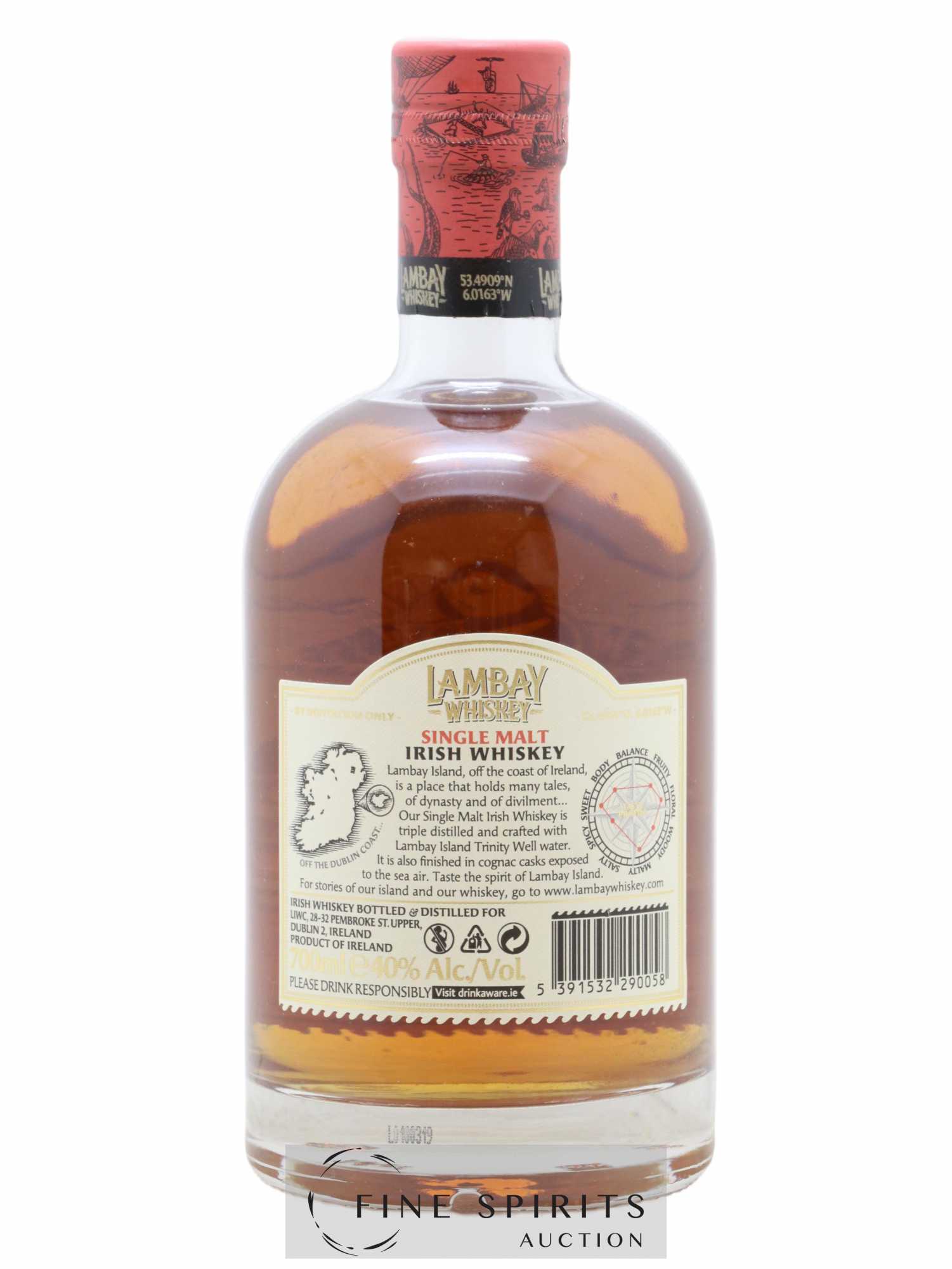 Lambay Of. Cognac Casks Finished - Posten von 1 Flasche - 2