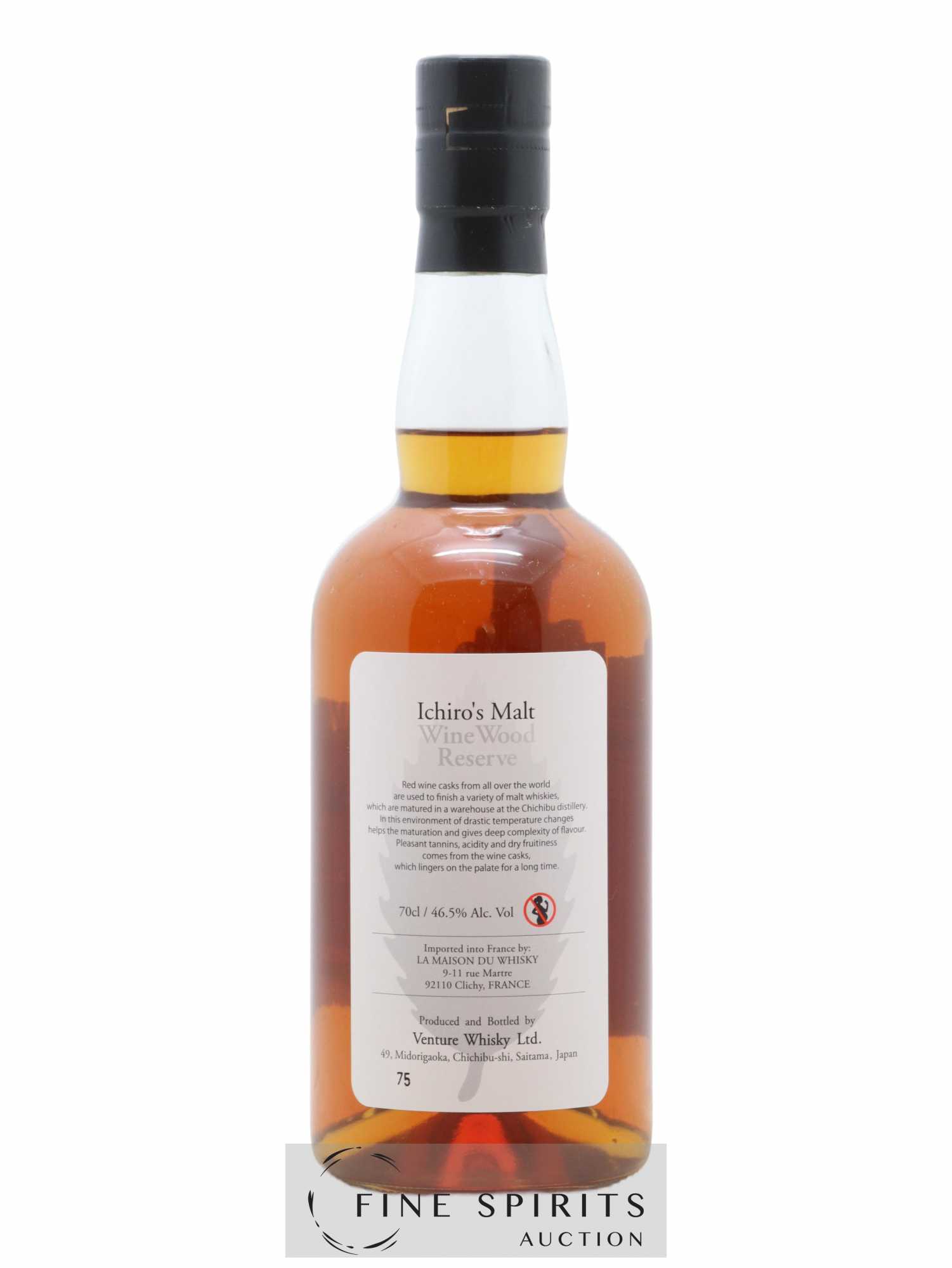Ichiro's Malt Of. Wine Wood Reserve (46,5°) - Lot de 1 bouteille - 2