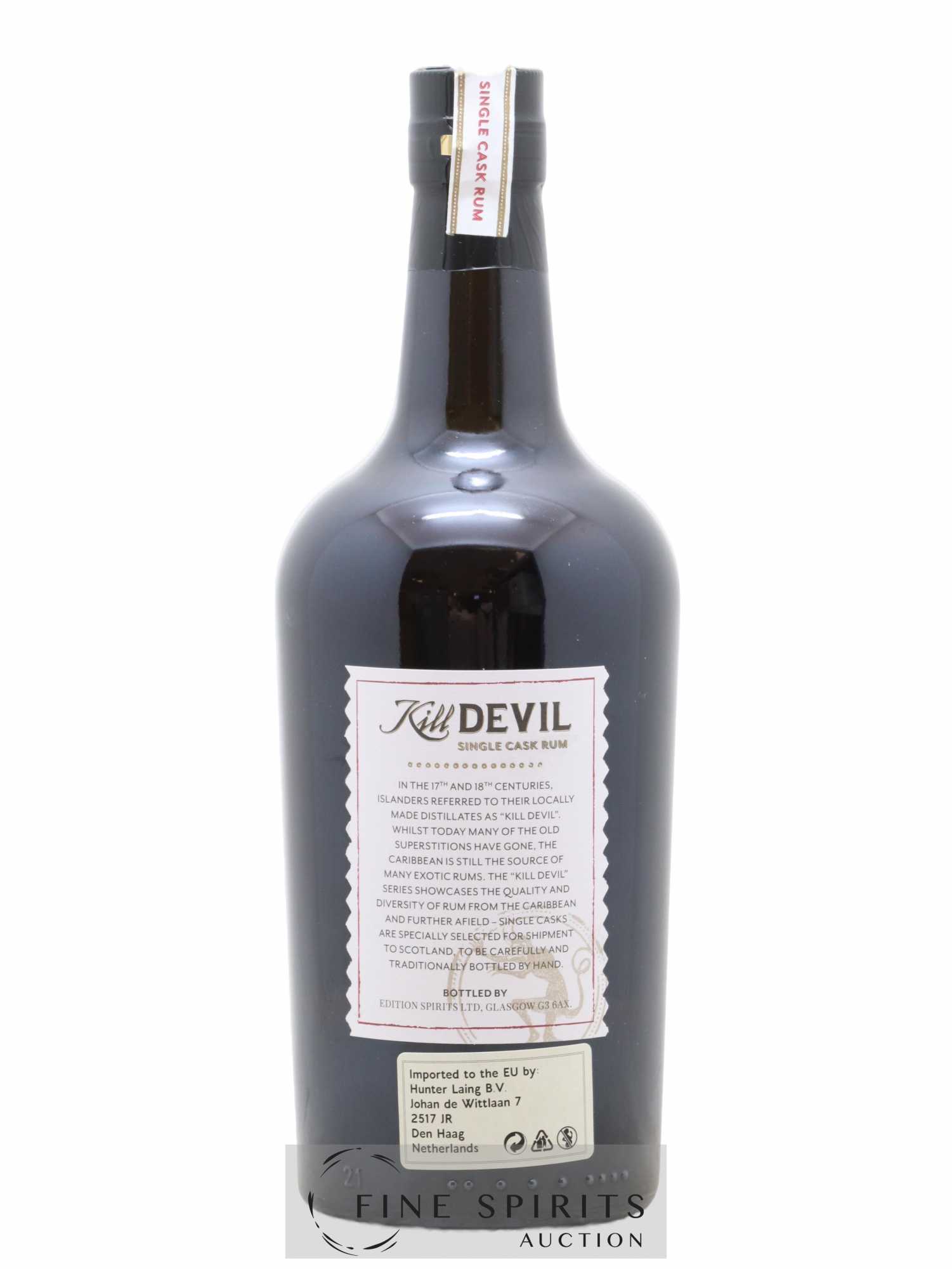 Kill Devil 19 years 2001 Edition Spirits One of 234 - Lot de 1 bouteille - 2