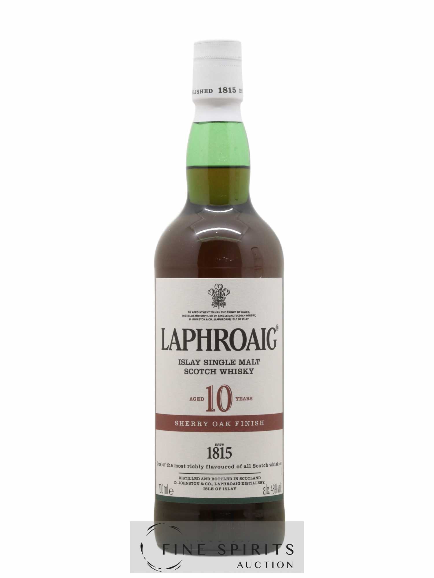 Laphroaig 10 years Of. Sherry Oak Finish  (sans prix de réserve) - Lot de 1 bouteille - 1