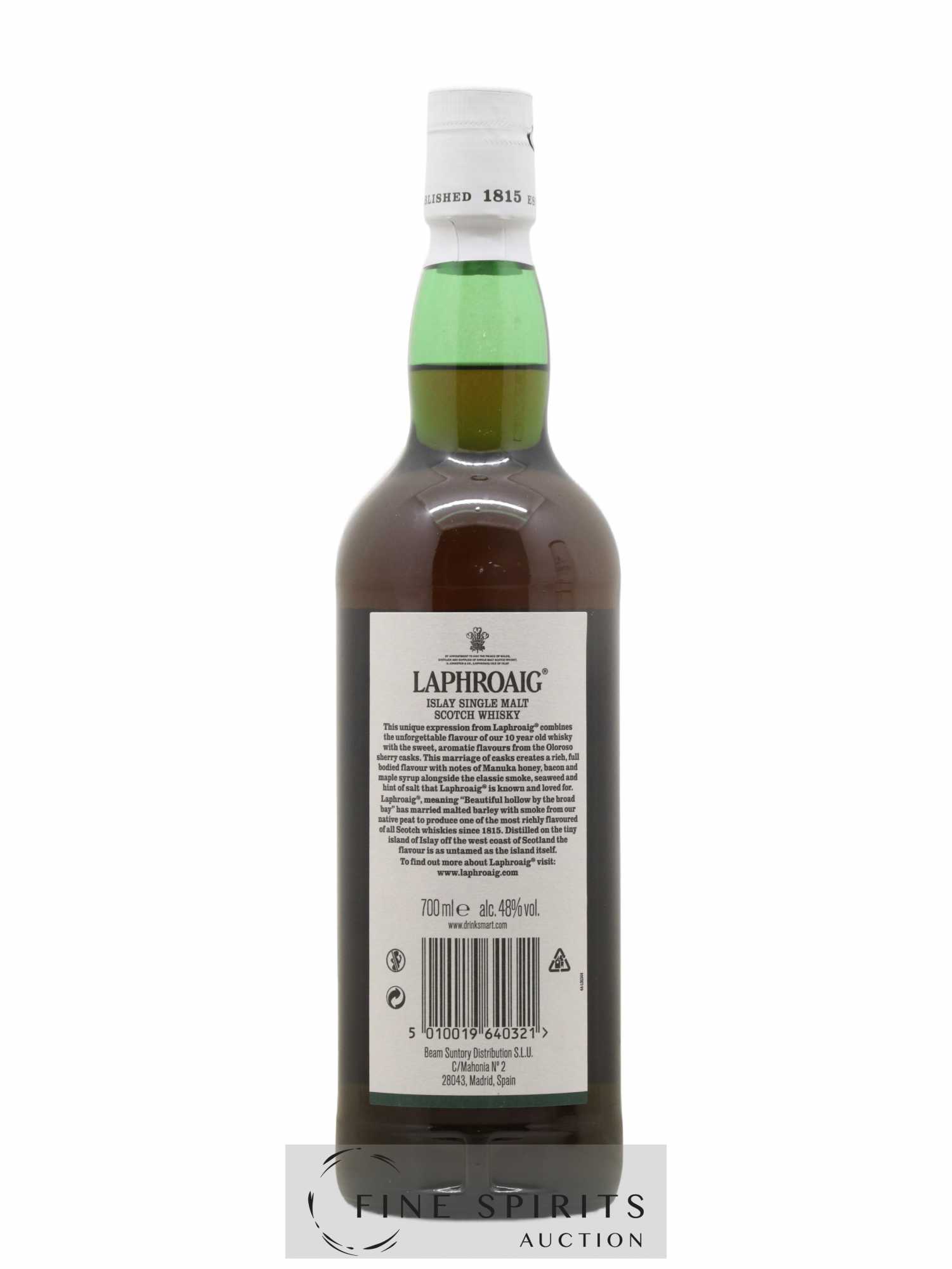 Laphroaig 10 years Of. Sherry Oak Finish  (sans prix de réserve) - Lot de 1 bouteille - 2