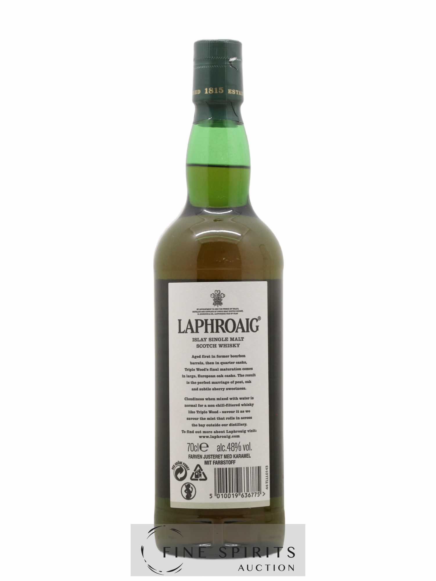 Laphroaig Of. Triple Wood (70cl.) - Lot de 1 bouteille - 2