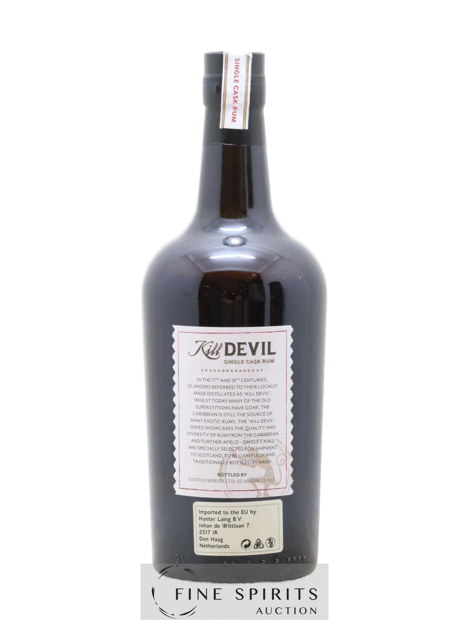 Kill Devil 19 years 2001 Edition Spirits One of 234 - Lot de 1 bouteille - 2