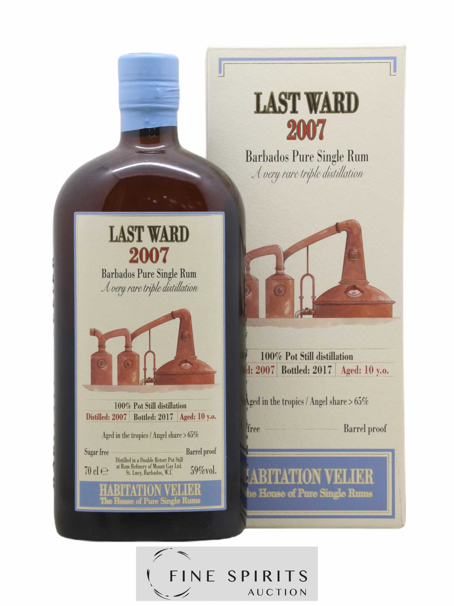 Last Ward 10 years 2007 Of. bottled 2017 Habitation Velier - Lot de 1 bouteille - 0