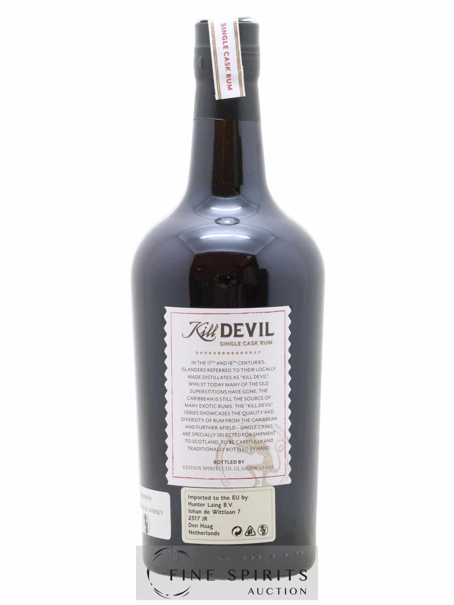 Kill Devil 15 years 2006 Edition Spirits One of 262 - Lot de 1 bouteille - 2