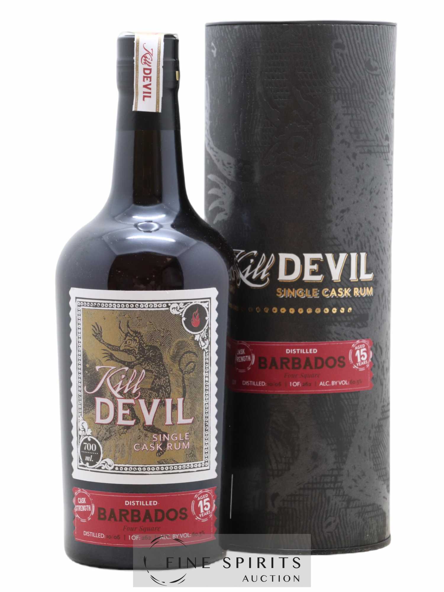 Kill Devil 15 years 2006 Edition Spirits One of 262 - Lot de 1 bouteille - 0