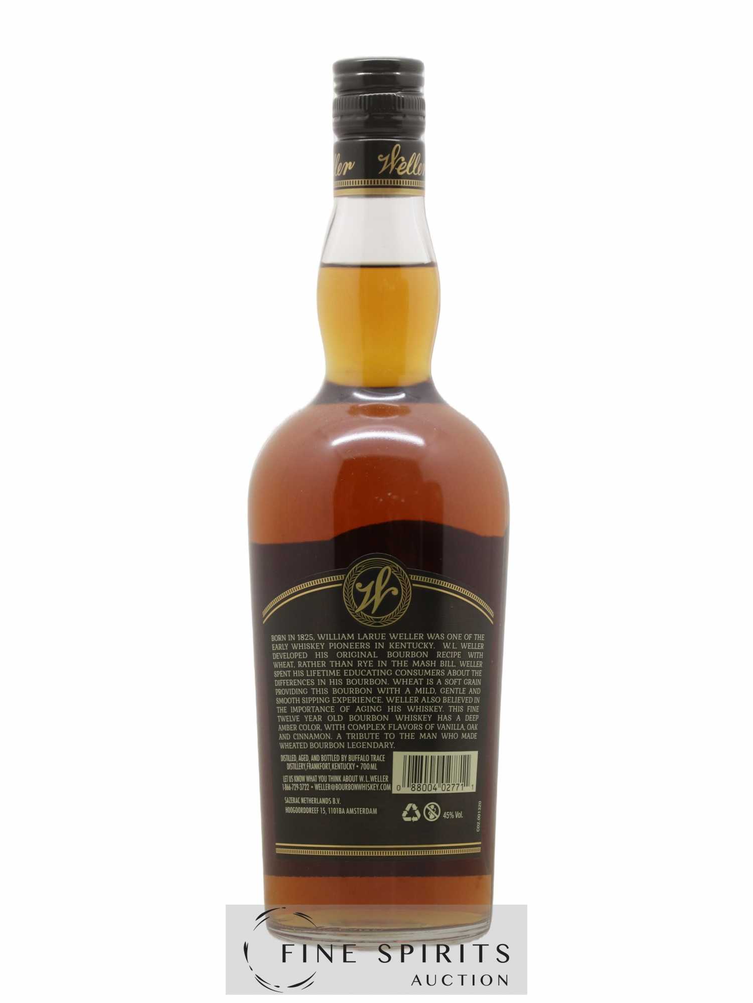 William Larue Weller 12 years Of. The Original Wheated Bourbon - Lot of 1 bottle - 2