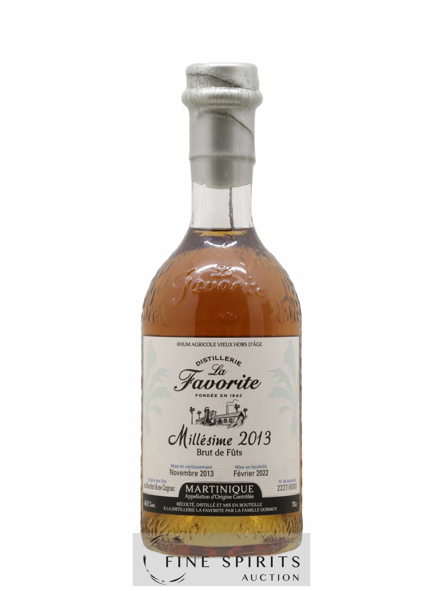 La Favorite 2013 Of. Brut de Fûts Ex-Bourbon & Ex-Cognac - One of 6000 - bottled 2022 - Lot de 1 bouteille - 1
