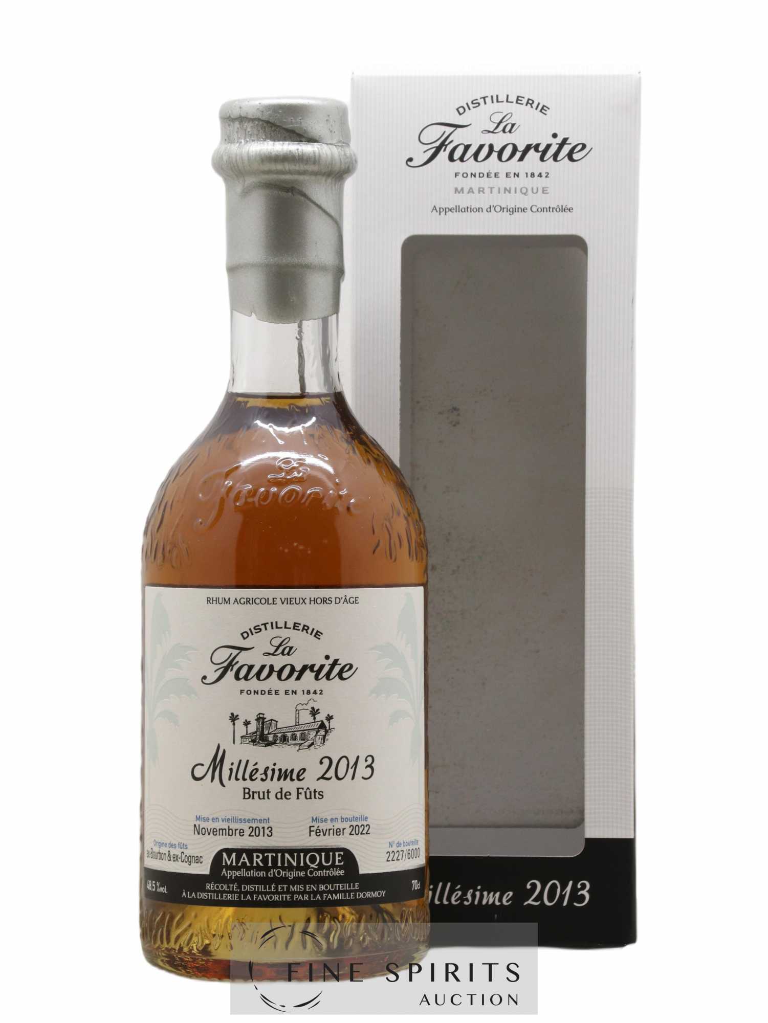La Favorite 2013 Of. Brut de Fûts Ex-Bourbon & Ex-Cognac - One of 6000 - bottled 2022 - Lot de 1 bouteille - 0