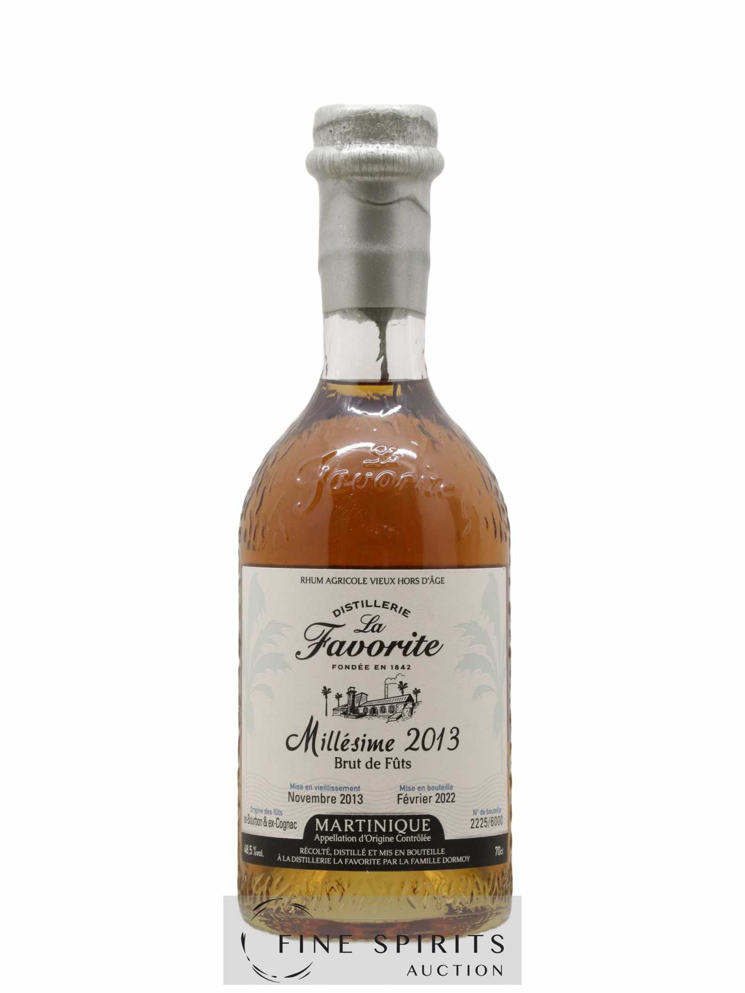 La Favorite 2013 Of. Brut de Fûts Ex-Bourbon & Ex-Cognac - One of 6000 - bottled 2022 - Lot de 1 bouteille - 1