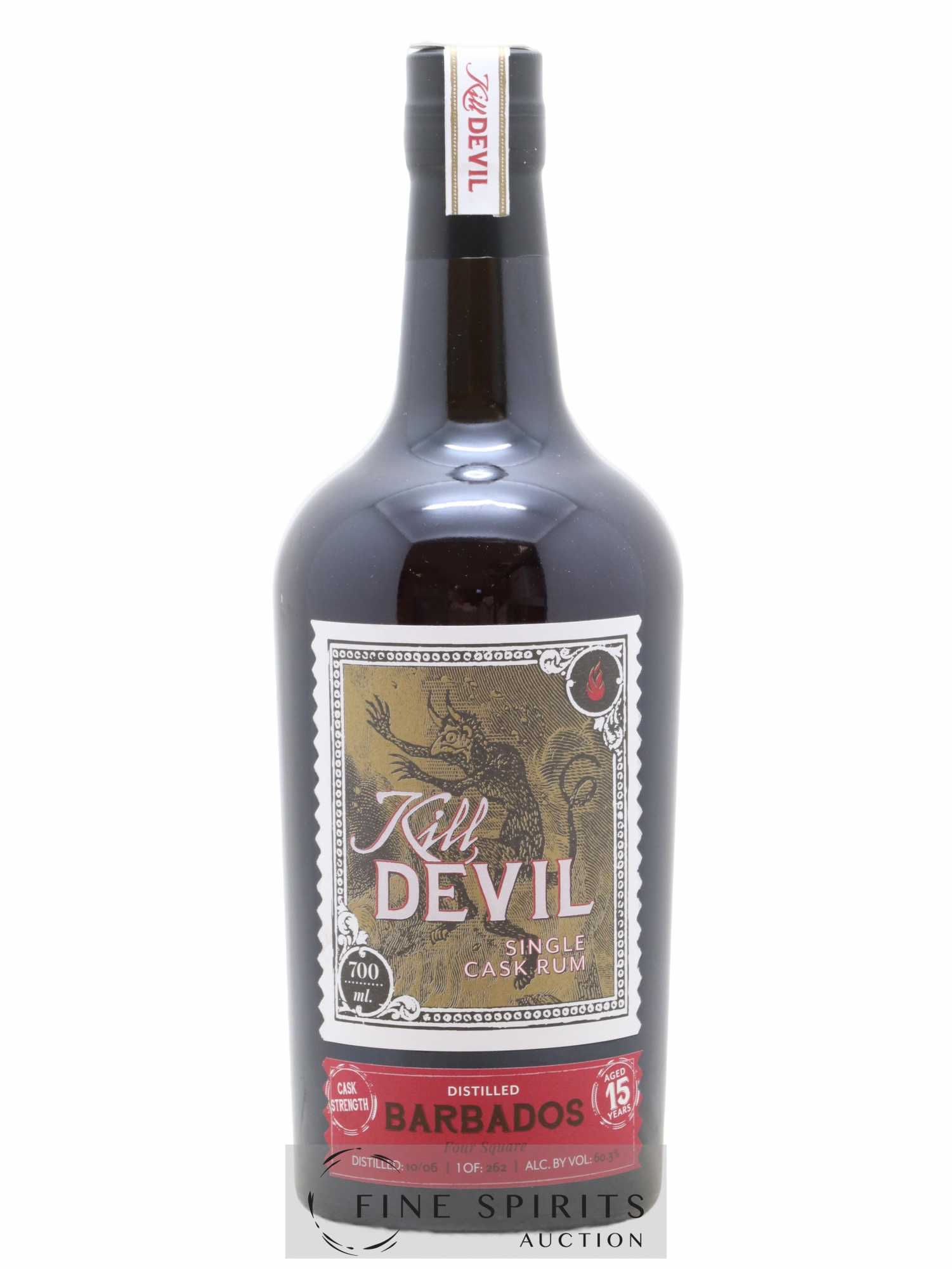 Kill Devil 15 years 2006 Edition Spirits One of 262 - Lot de 1 bouteille - 1