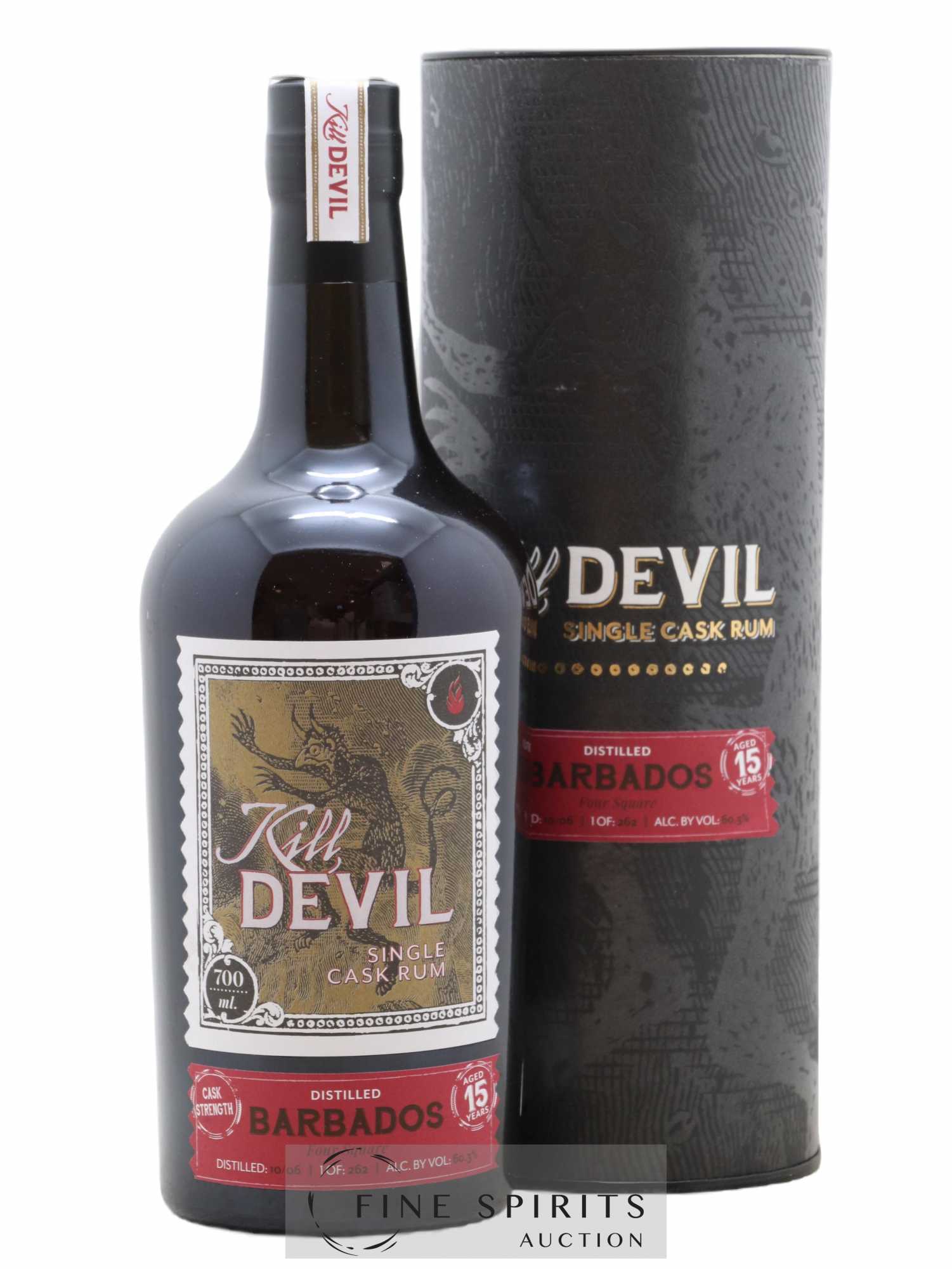 Kill Devil 15 years 2006 Edition Spirits One of 262 - Lot de 1 bouteille - 0