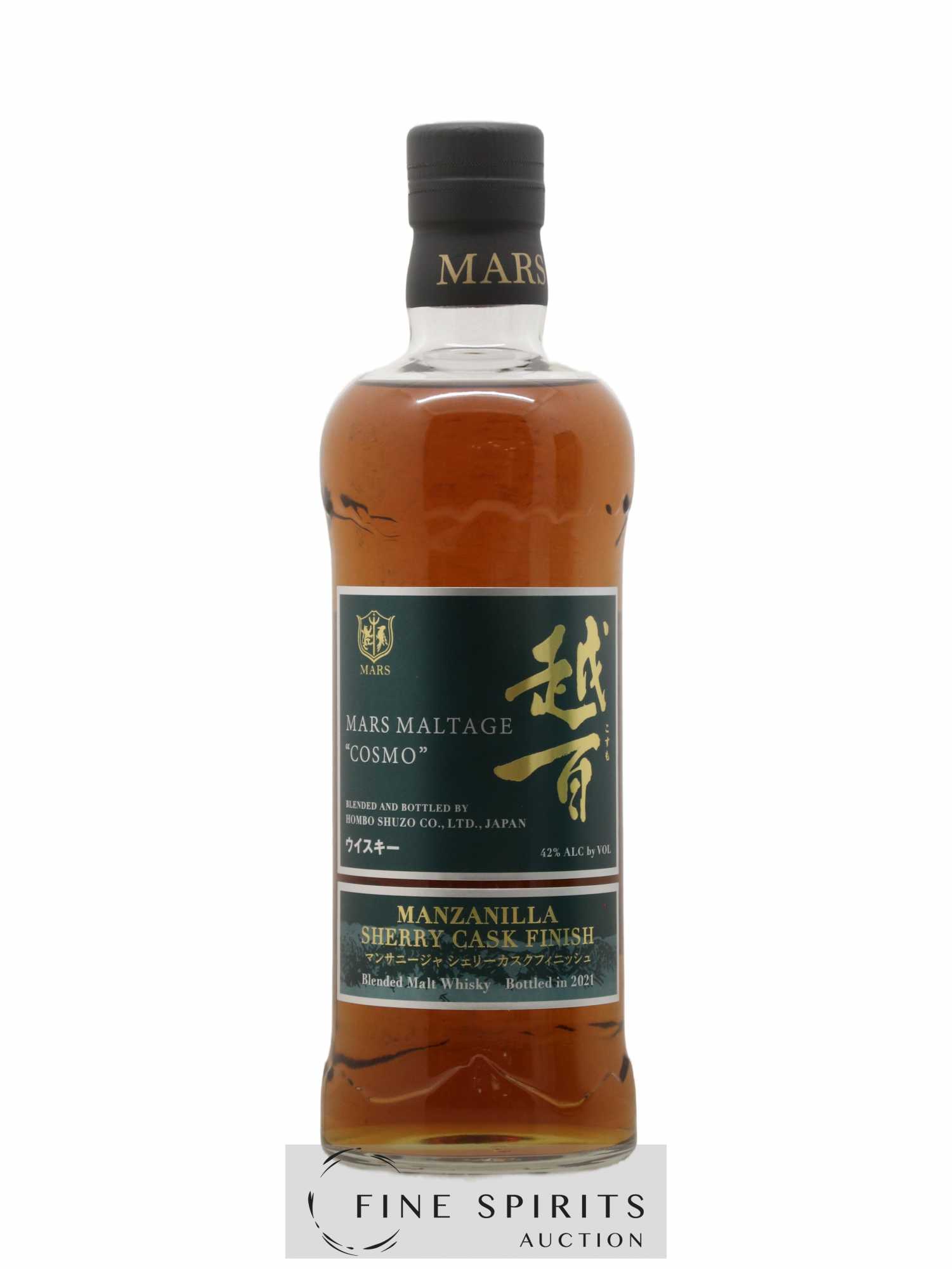 Mars Maltage Of. Cosmo Manzanilla Sherry Cask Finish - bottled 2021 (sans prix de réserve) - Lot de 1 bouteille - 1