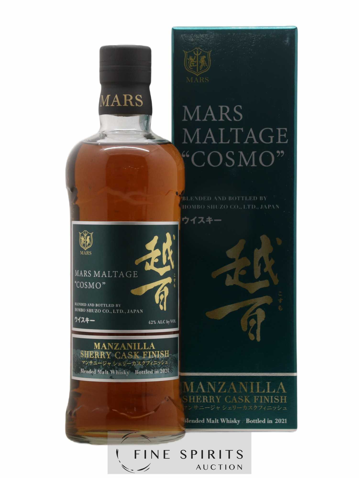Mars Maltage Of. Cosmo Manzanilla Sherry Cask Finish - bottled 2021 - Lot de 1 bouteille - 0