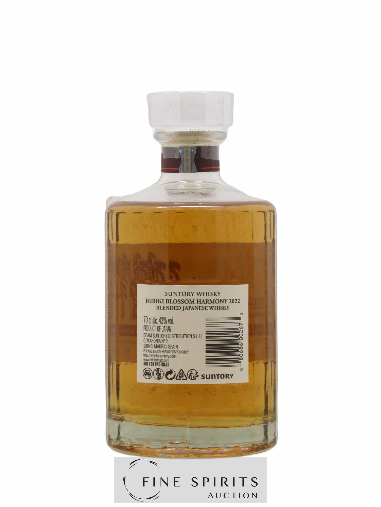 Hibiki Of. Blossom Harmony bottled 2022 - Lot de 1 bouteille - 2