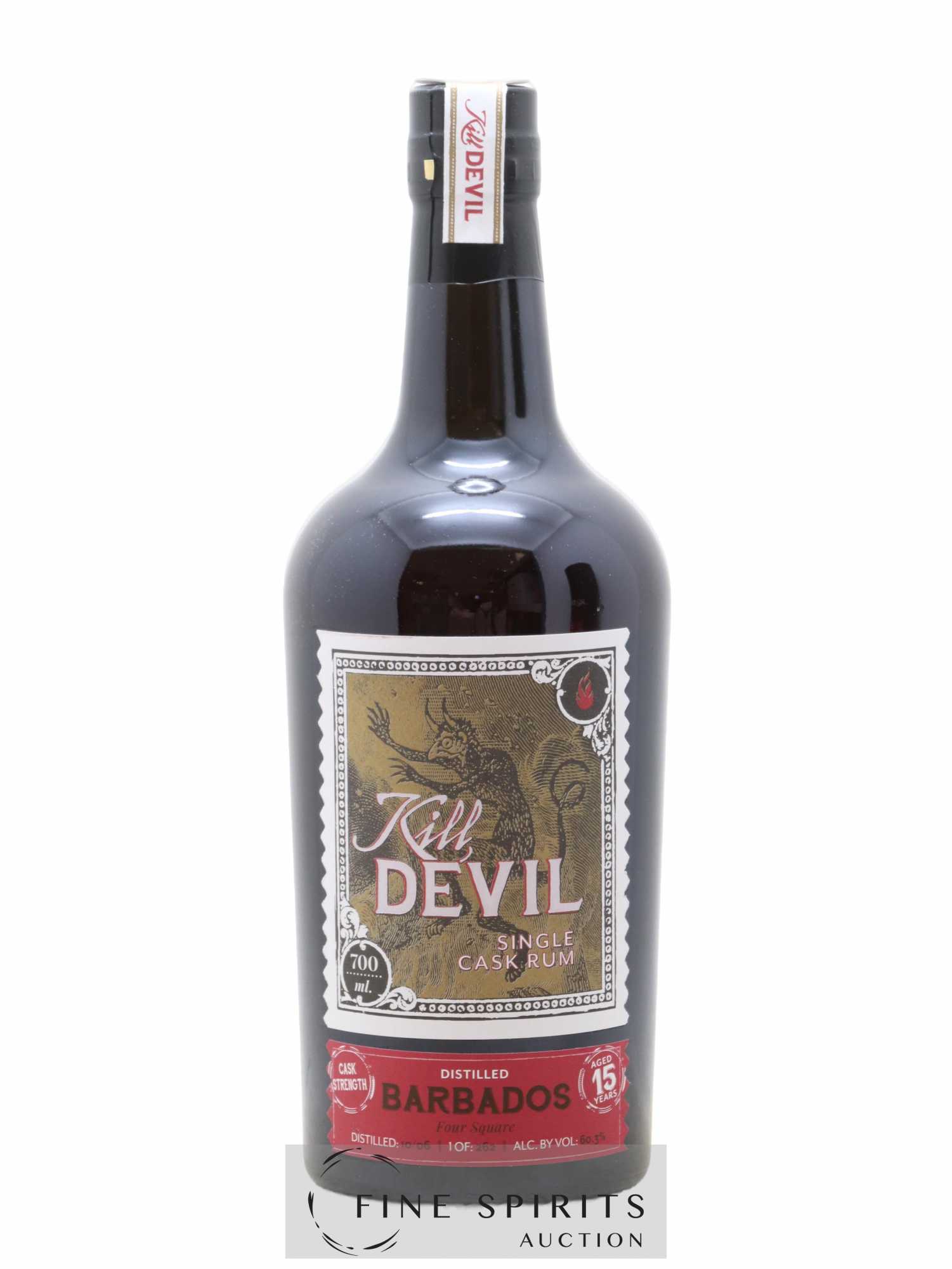 Kill Devil 15 years 2006 Edition Spirits One of 262 - Lot de 1 bouteille - 1