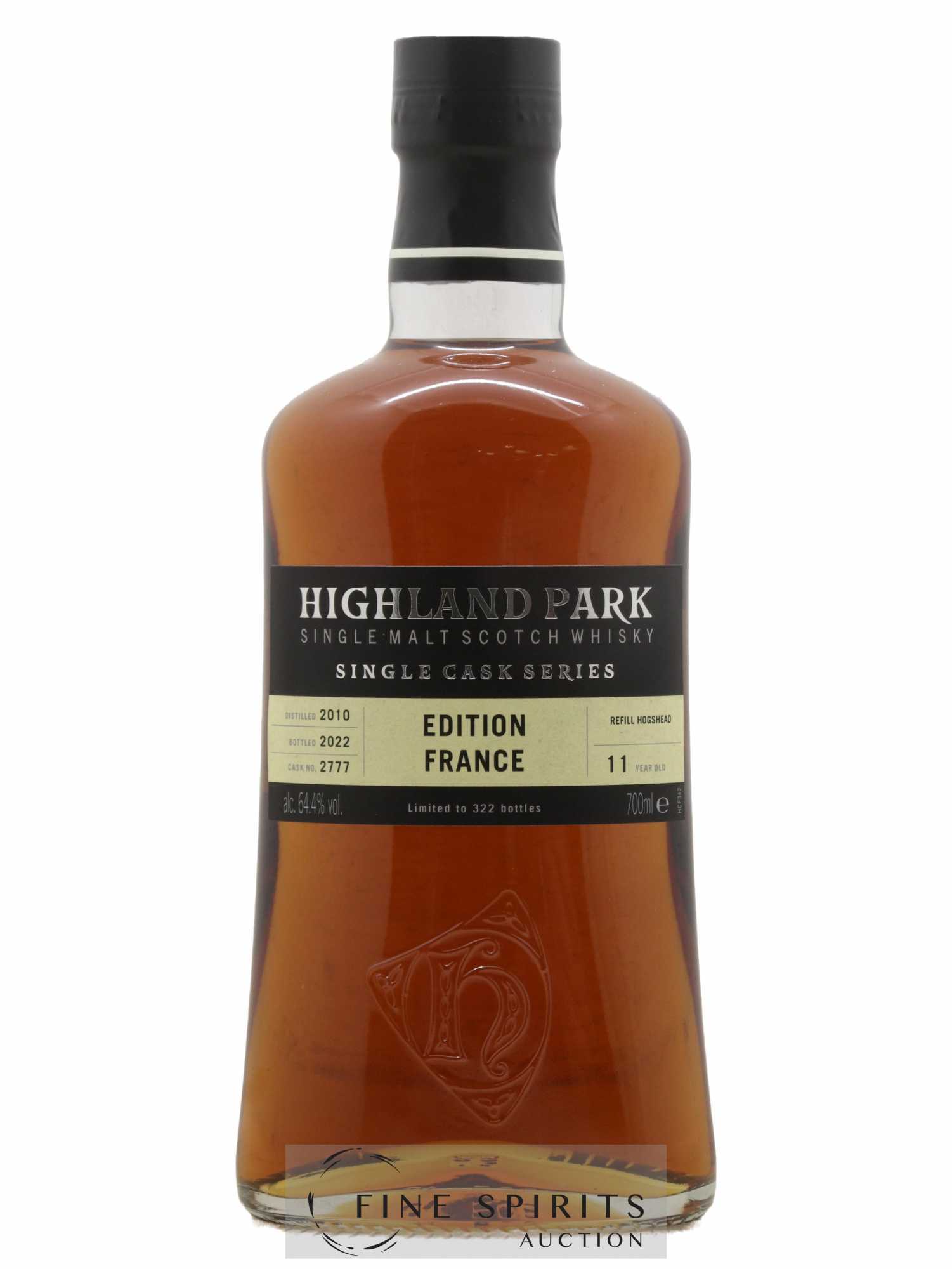 Highland Park 11 years 2010 Of. Edition France Cask n°2777 - One of 322 - bottled 2022 Single Cask Series - Lot de 1 bouteille - 0
