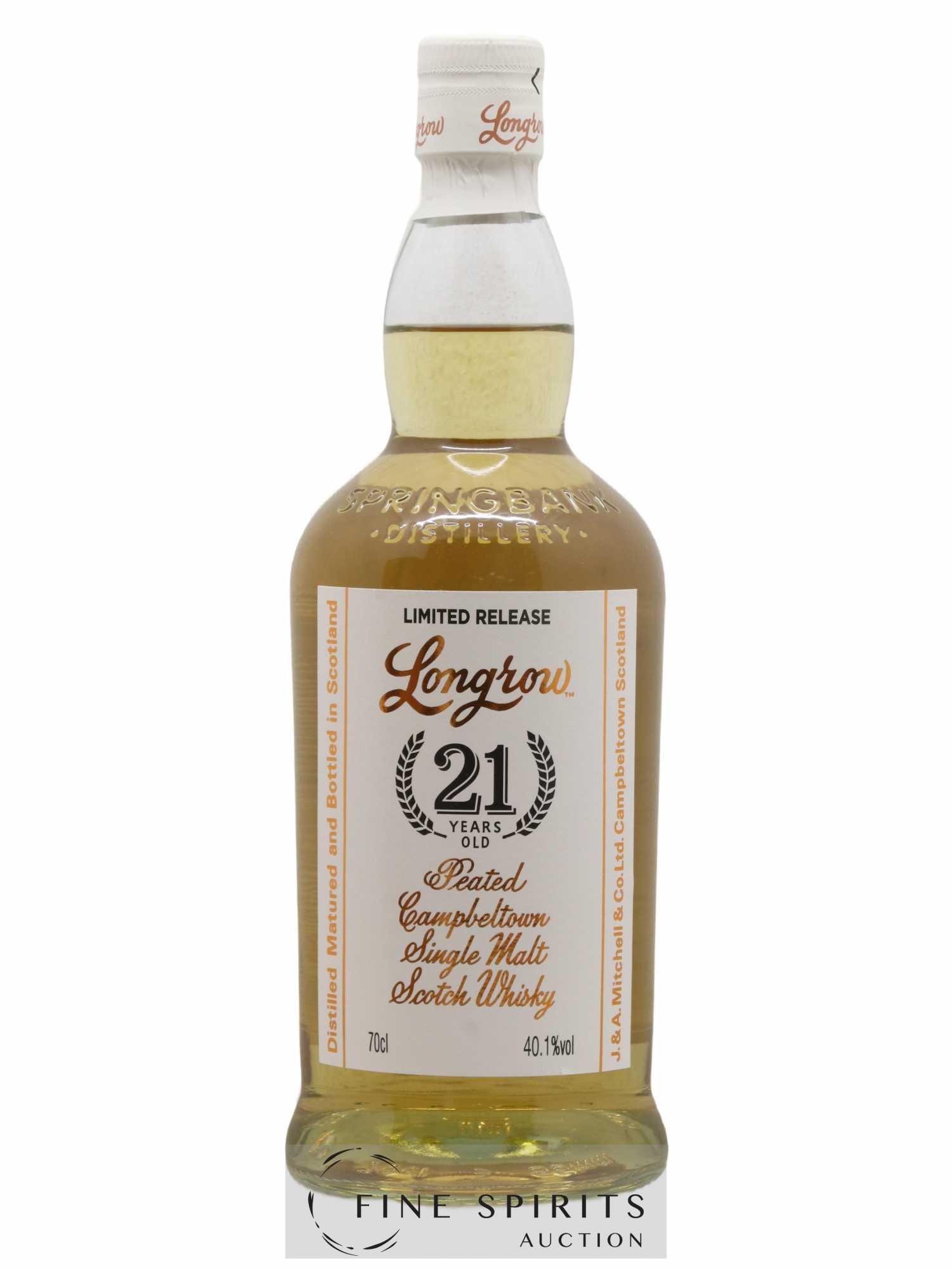 Longrow 21 years Of. Peated Single Cask - One of 216 Dugas - Lot de 1 bouteille - 1