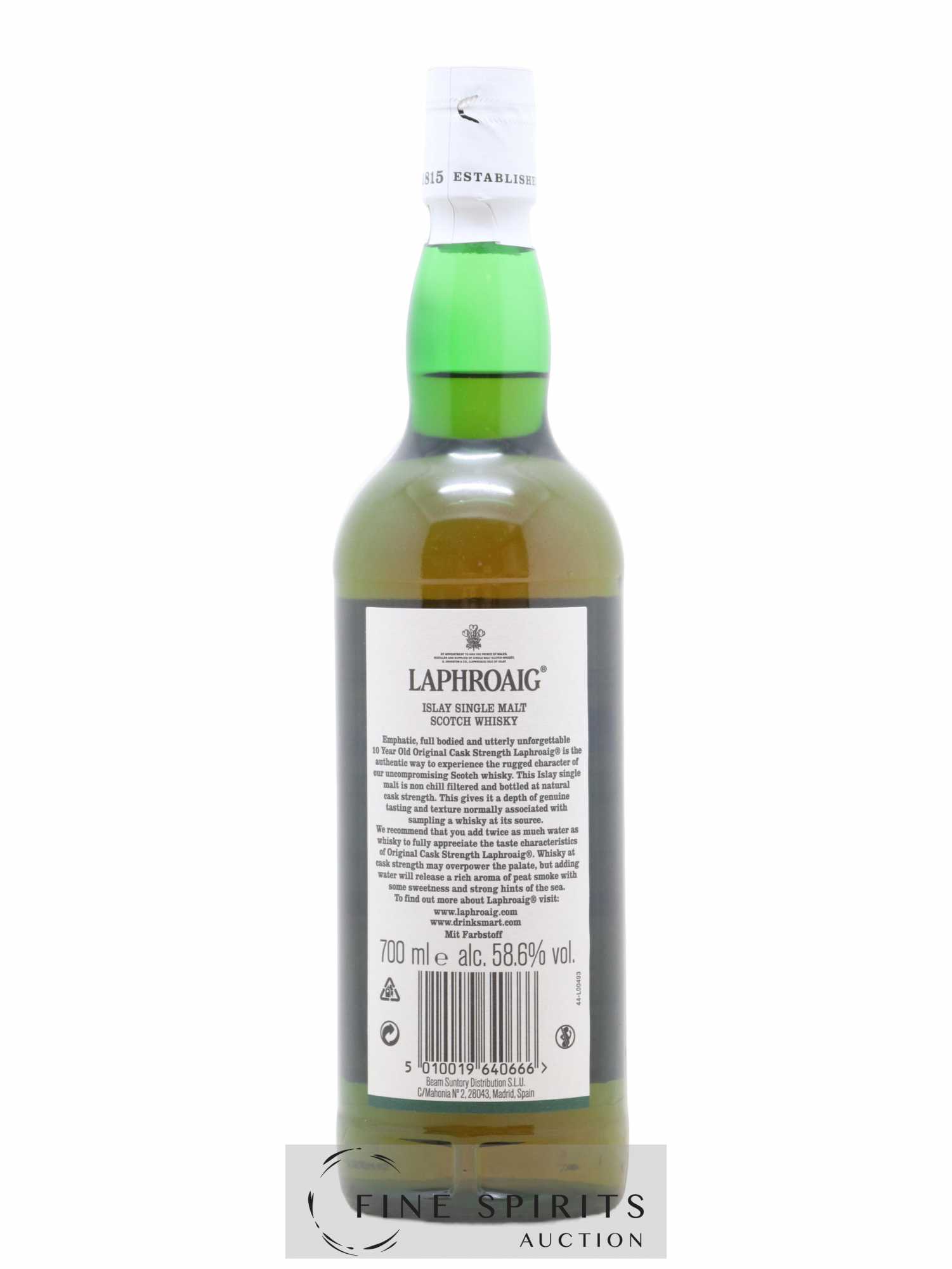 Laphroaig 10 years Of. Original Cask Strength Batch 014 - bottled 2021 - Lot de 1 bouteille - 2