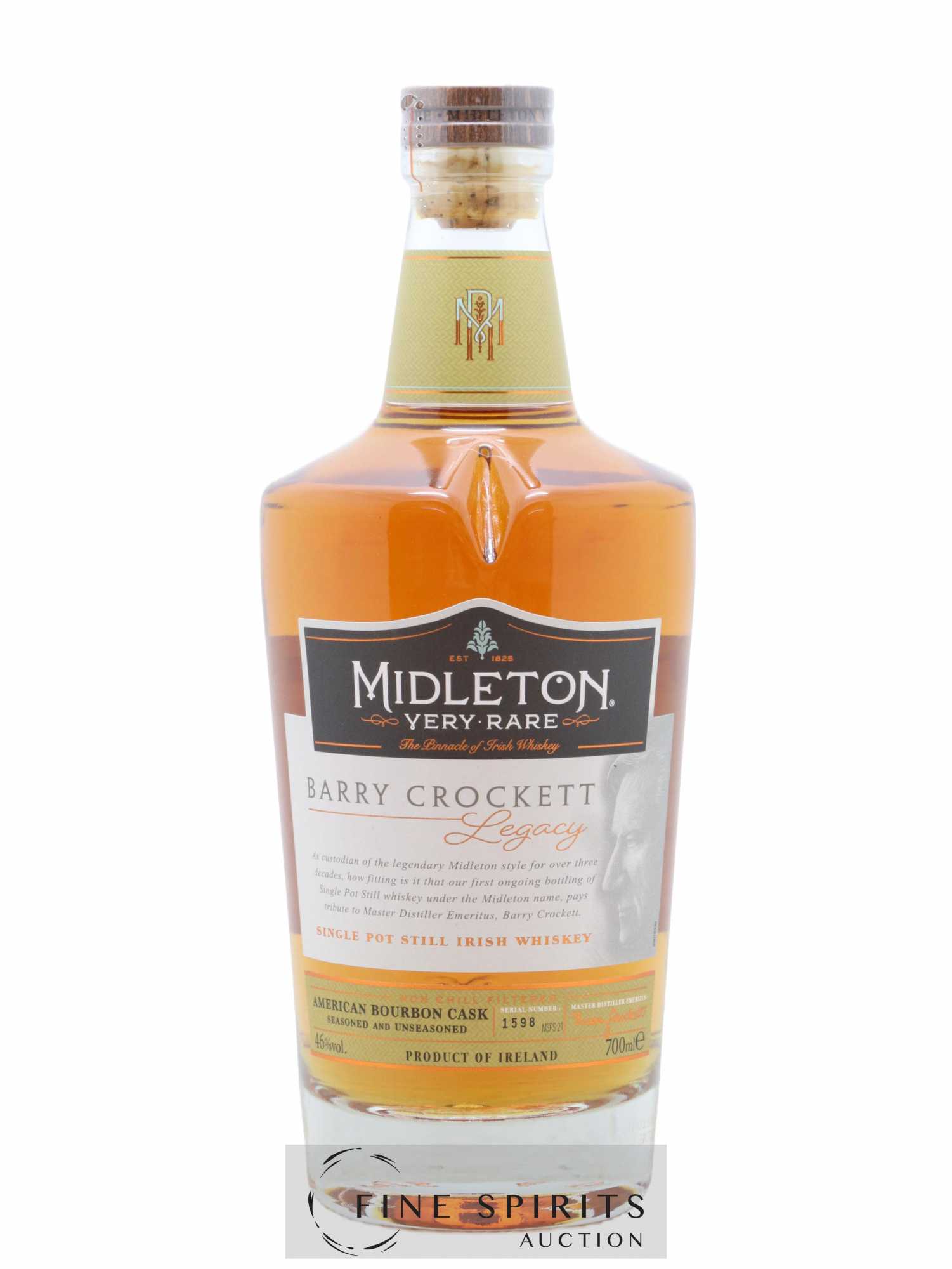 Midleton Of. Barry Crockett Legacy American Bourbon Cask Very Rare - Lot de 1 bouteille - 1