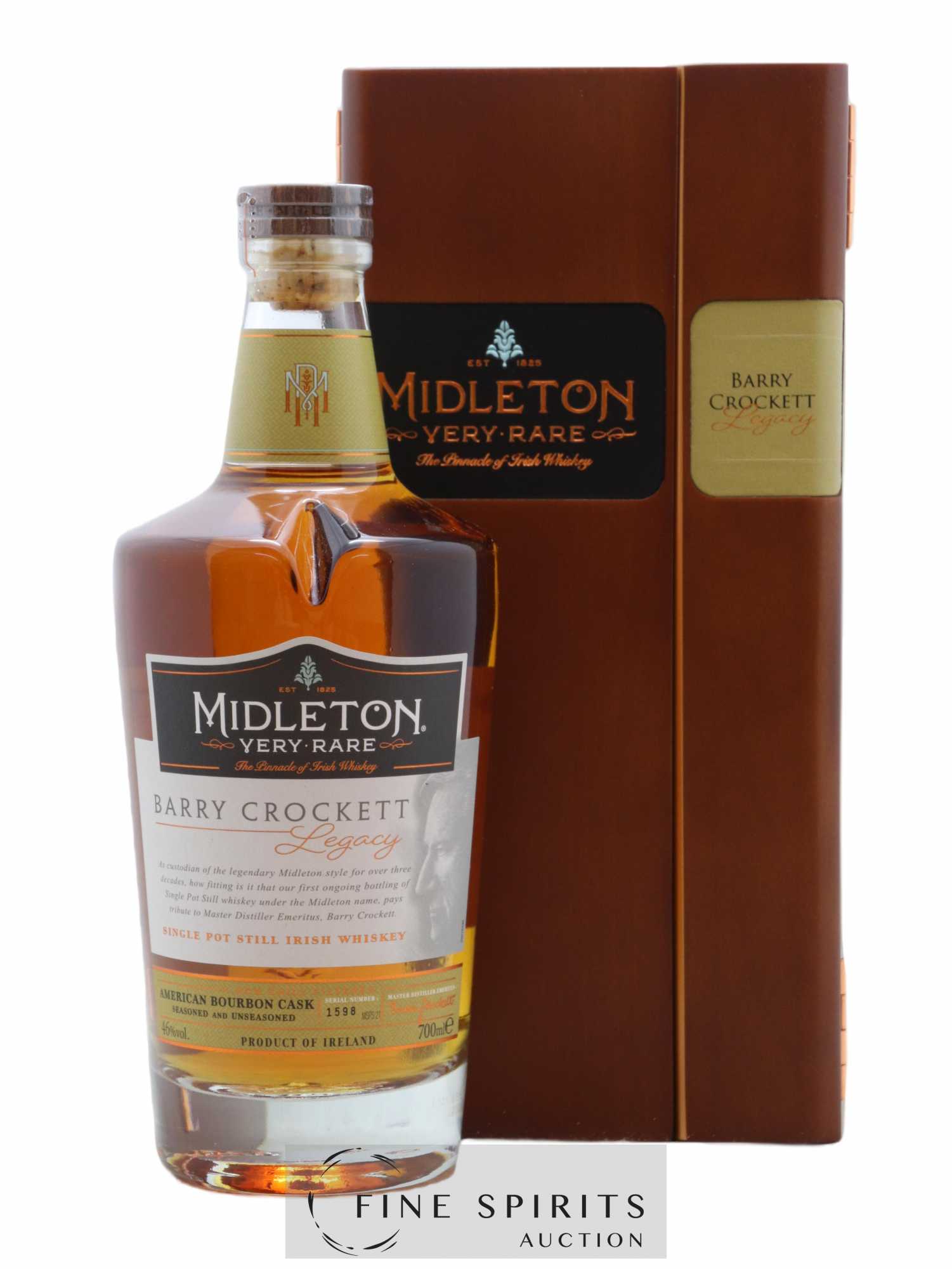 Midleton Of. Barry Crockett Legacy American Bourbon Cask Very Rare - Lot de 1 bouteille - 0