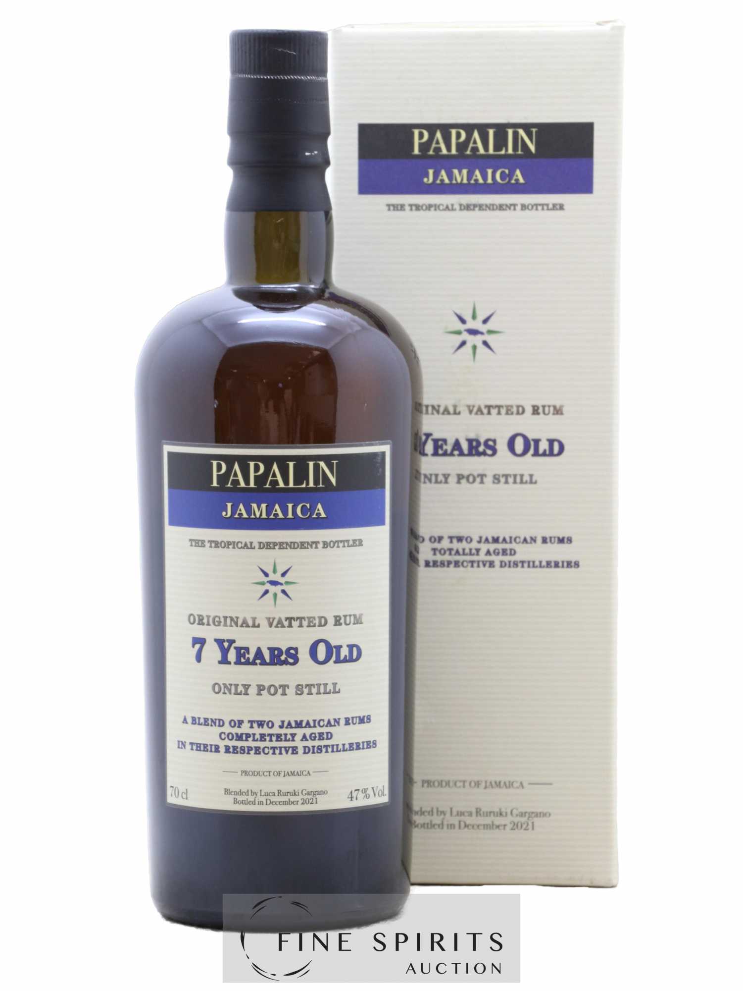 Papalin 7 years Of. Only Pot Still - bottled 2021 - Lot de 1 bouteille - 0