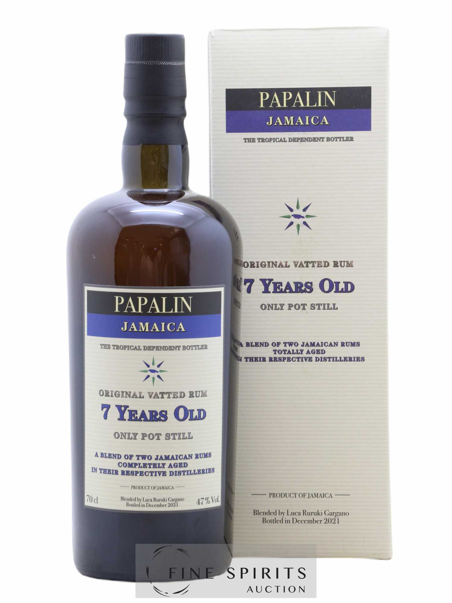 Papalin 7 years Of. Only Pot Still - bottled 2021 - Lot de 1 bouteille - 0