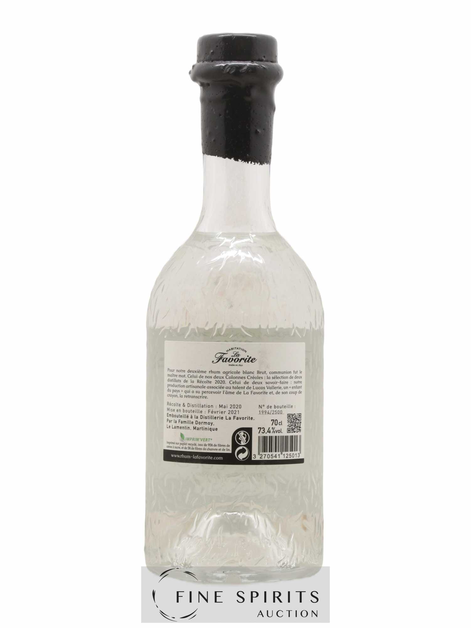 La Favorite 2020 Of. Brut 2 Colonnes One of 2500 - bottled 2021 - Lot de 1 bouteille - 1