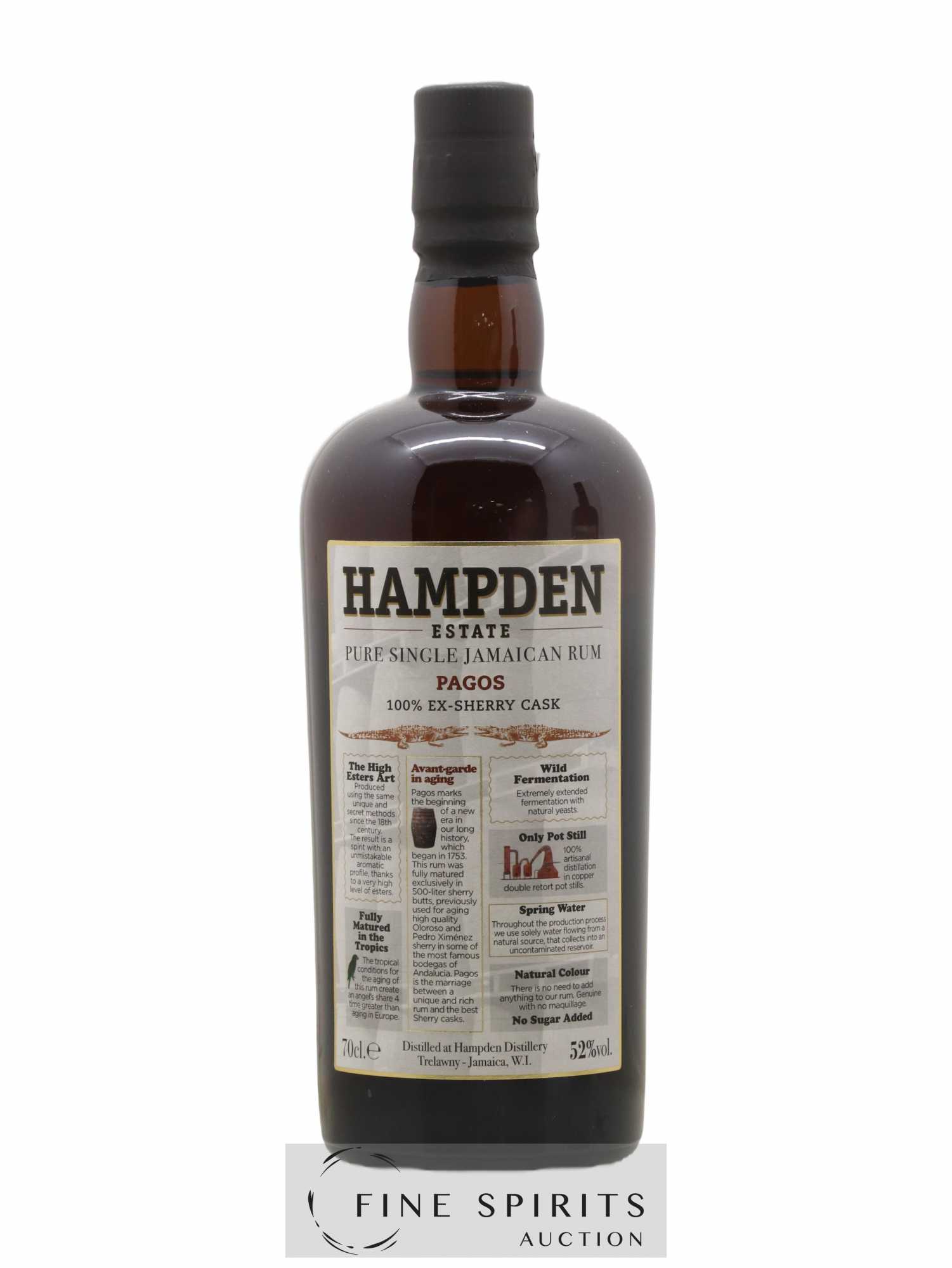 Hampden Of. Pagos Ex-Sherry Cask LM&V - Lot de 1 bouteille - 1