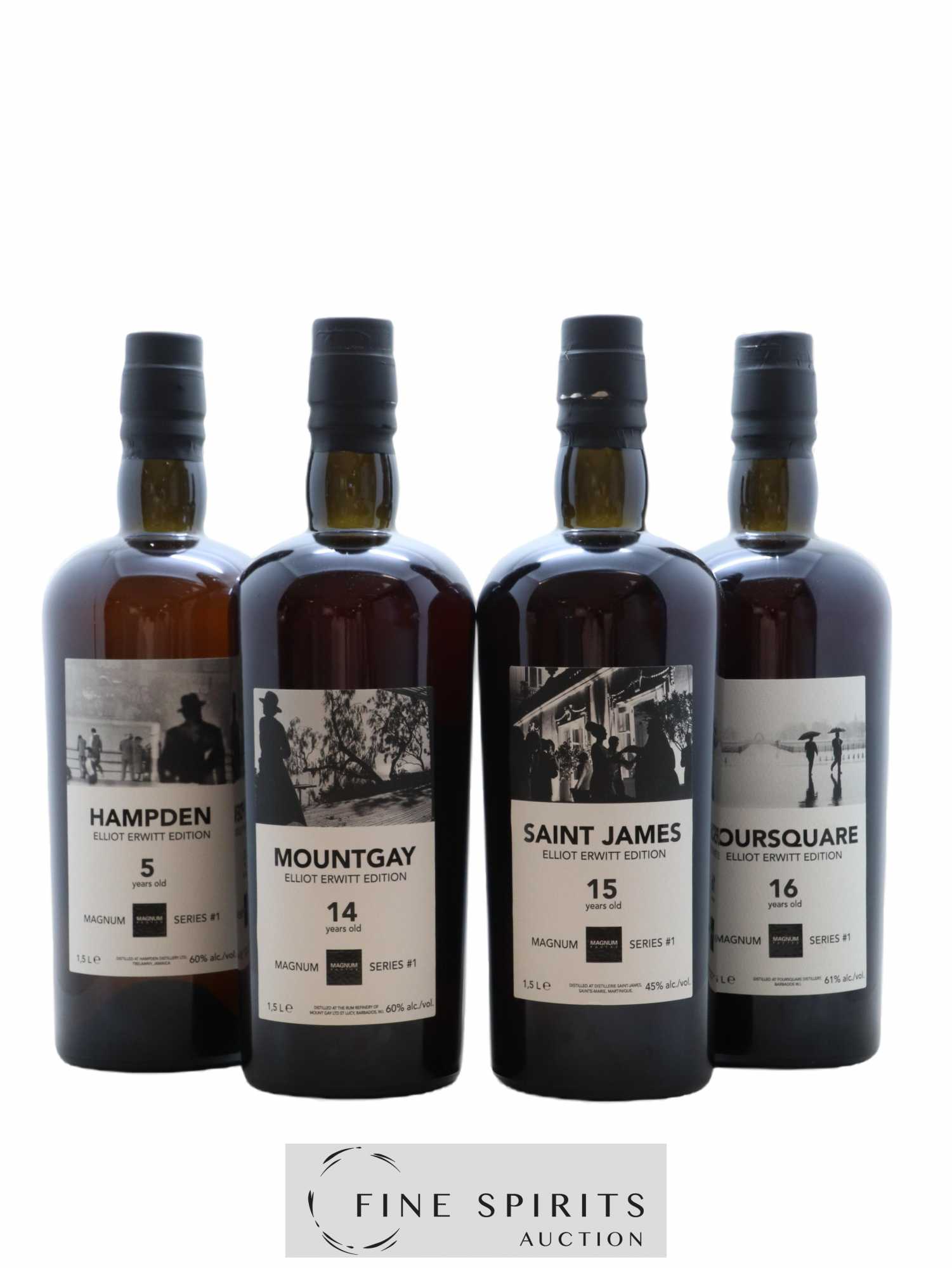Velier Magnum Series 1 4 x 1.5 Litre - Elliott Erwitt - Lot de 4 magnums - 1