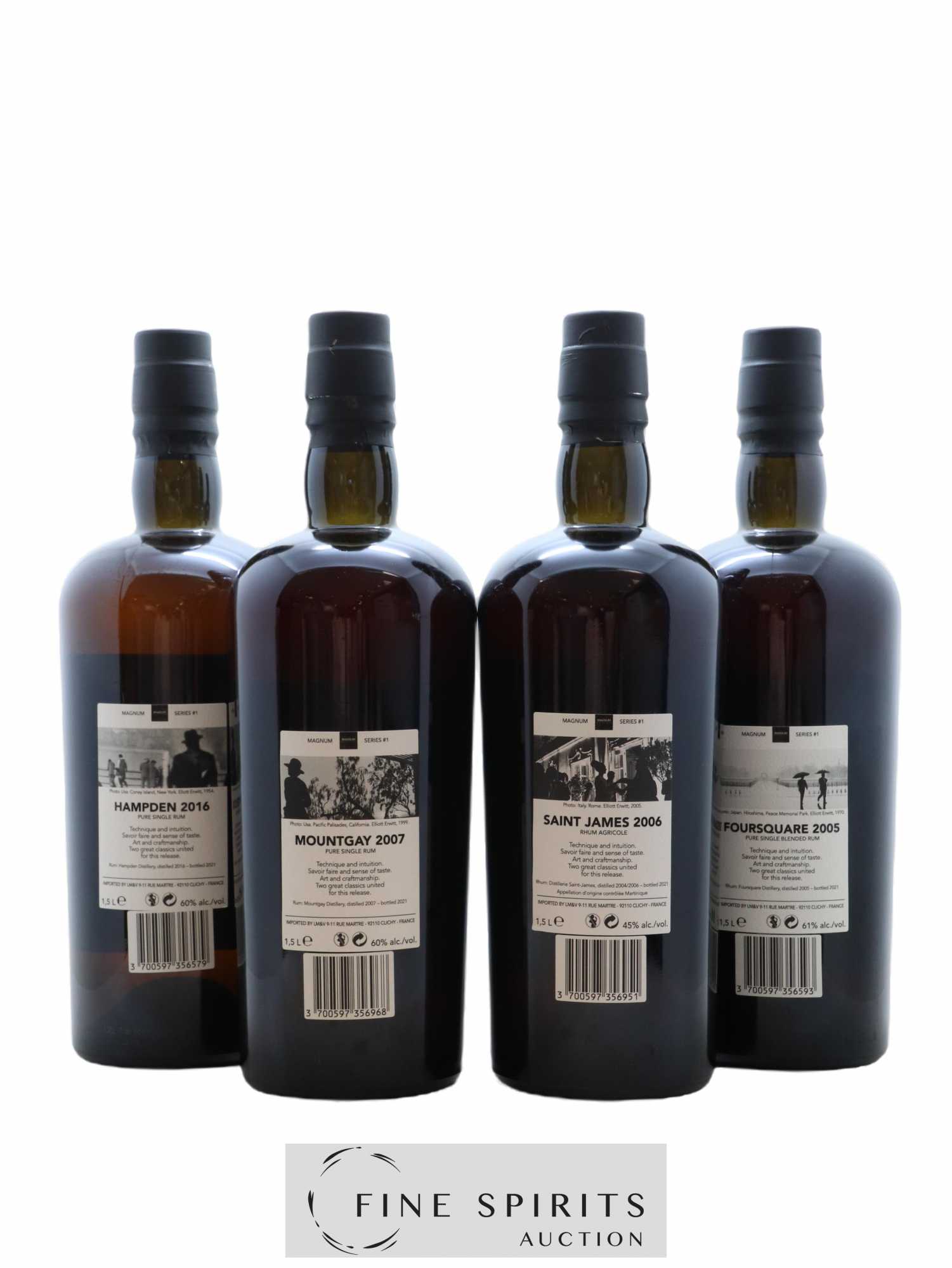 Velier Magnum Series 1 4 x 1.5 Litre - Elliott Erwitt - Lot de 4 magnums - 2