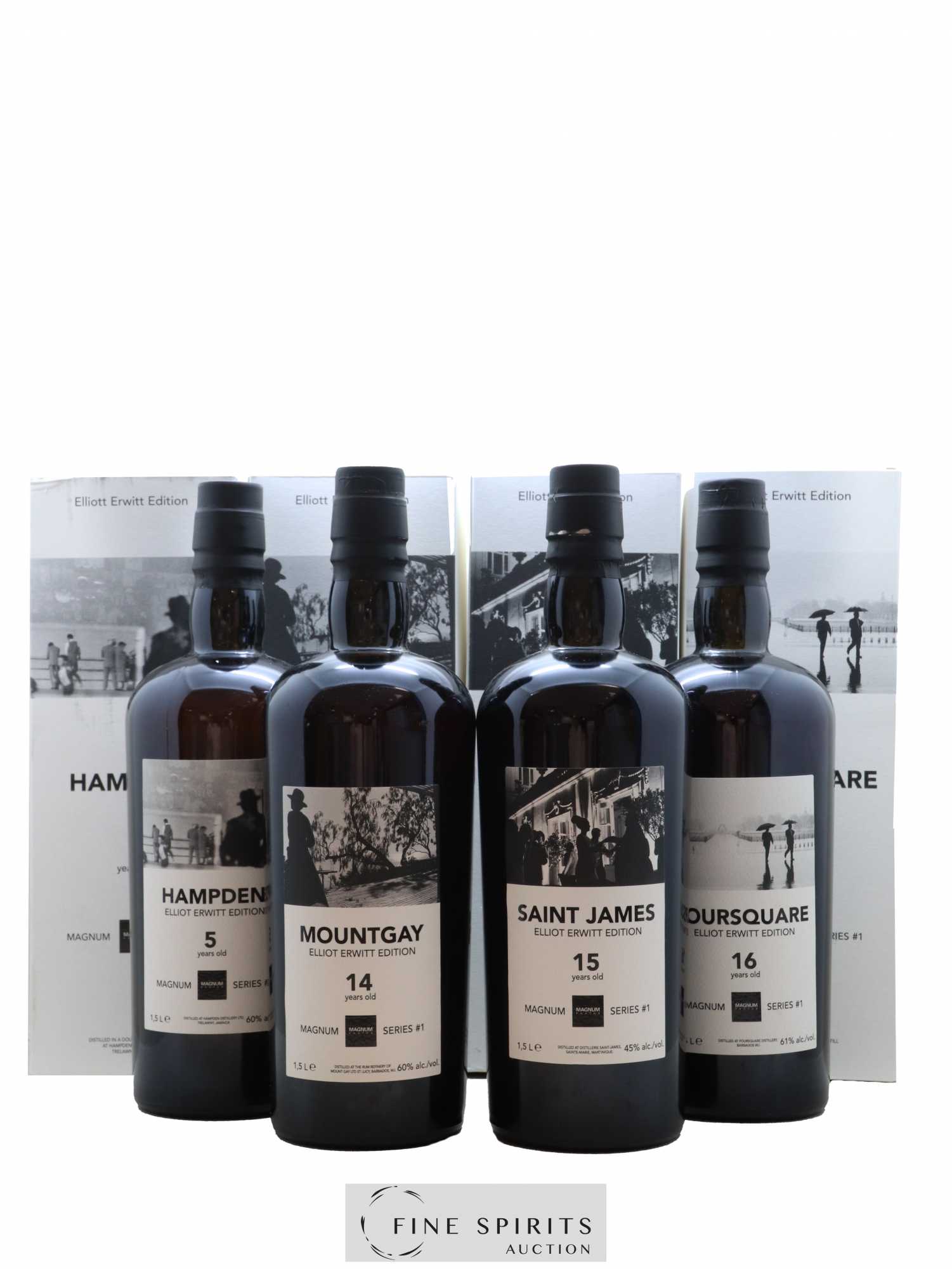 Velier Magnum Series 1 4 x 1.5 Litre - Elliott Erwitt - Lot de 4 magnums - 0