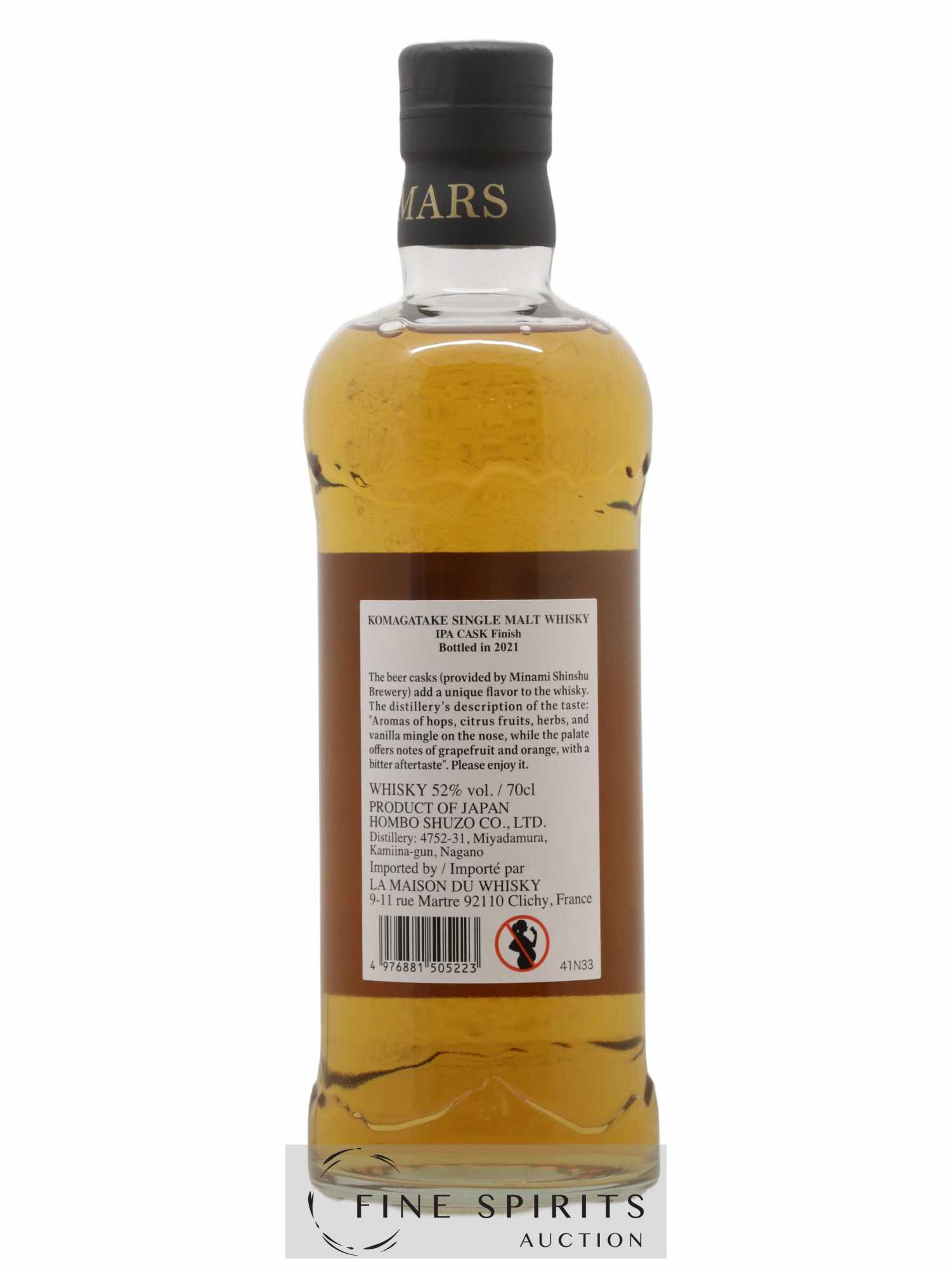 Komagatake Of. IPA Cask Finish bottled 2021 LMDW - Lot de 1 bouteille - 2