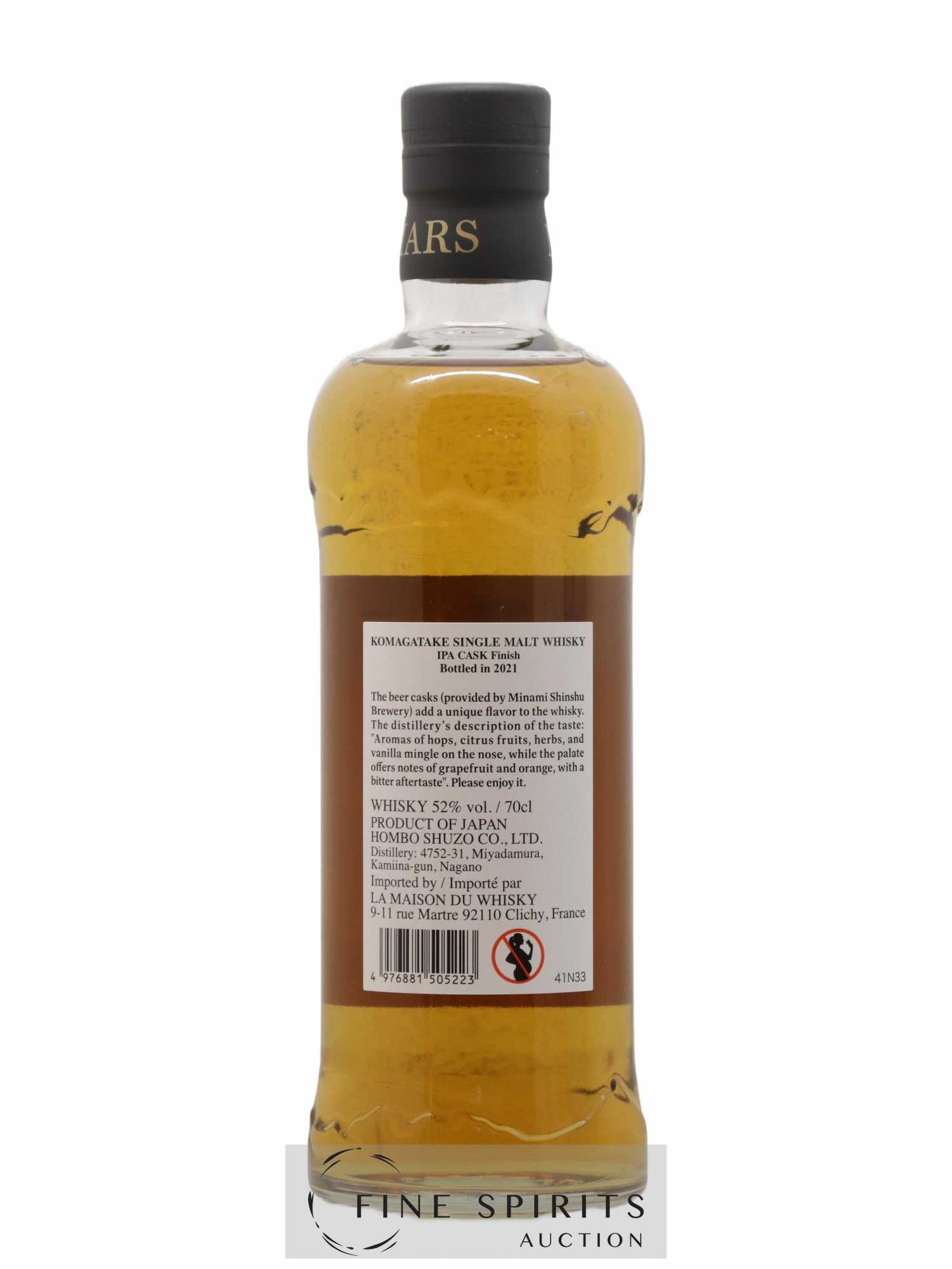 Komagatake Of. IPA Cask Finish bottled 2021 LMDW - Lot de 1 bouteille - 2