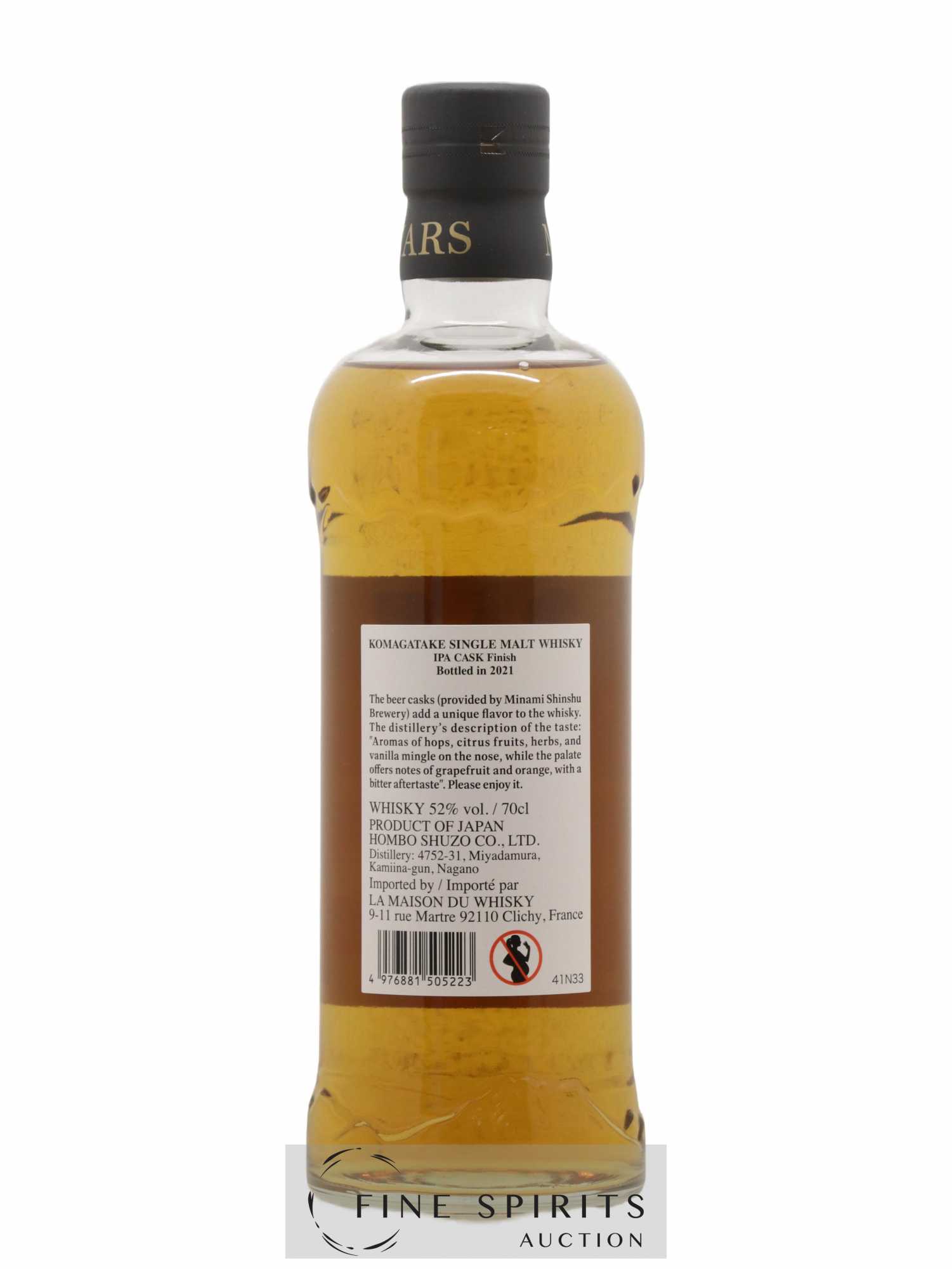 Komagatake Of. IPA Cask Finish bottled 2021 LMDW - Lot de 1 bouteille - 2