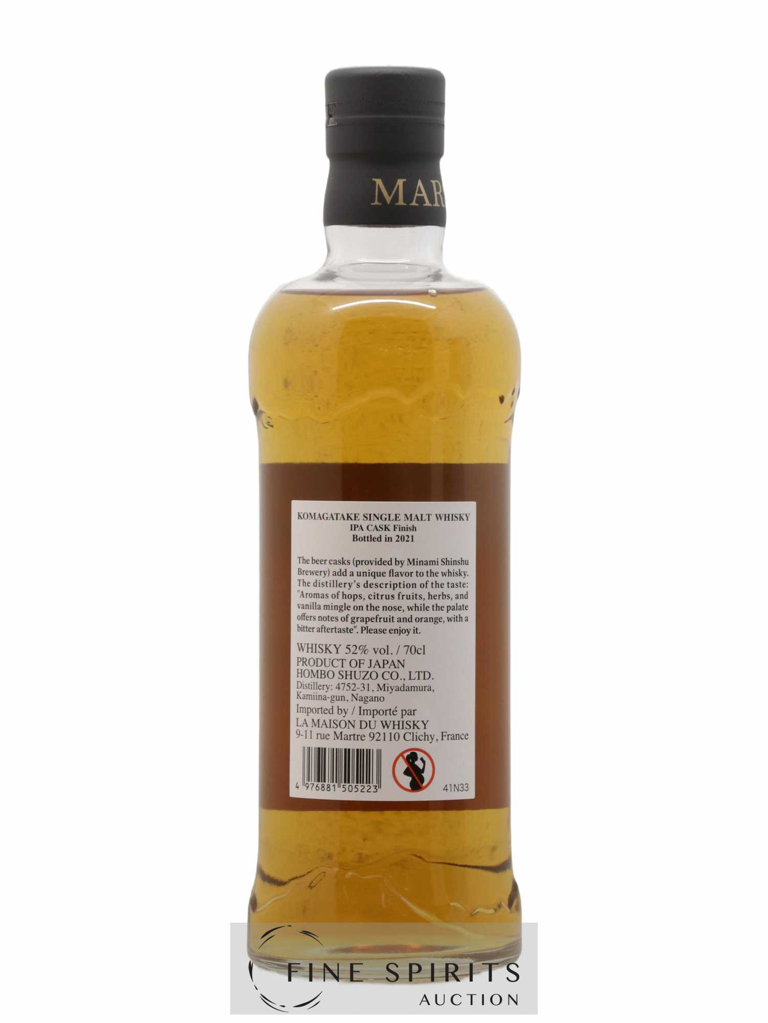 Komagatake Of. IPA Cask Finish bottled 2021 LMDW - Lot de 1 bouteille - 2