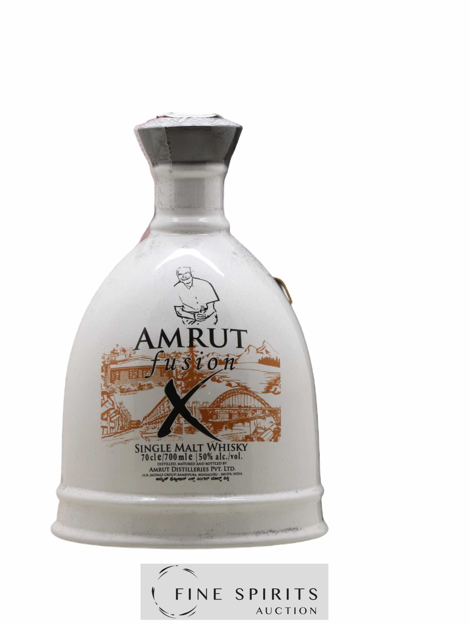 Amrut Of. Fusion X Batch n°1 - One of 1010 - bottled 2020 Special Edition (sans prix de réserve) - Lot de 1 bouteille - 0
