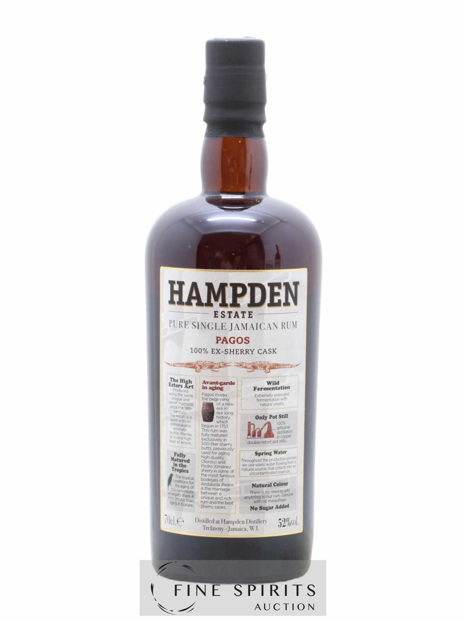 Hampden Of. Pagos Ex-Sherry Cask LM&V - Lot de 1 bouteille - 1