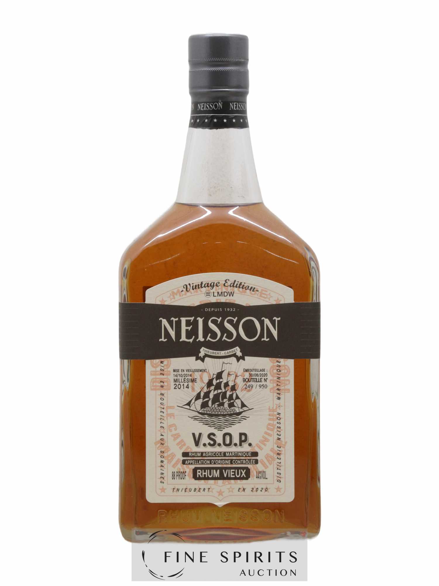 Neisson 2014 Of. V.S.O.P. One of 950 - bottled 2020 LMDW Vintage Edition - Lot de 1 bouteille - 1