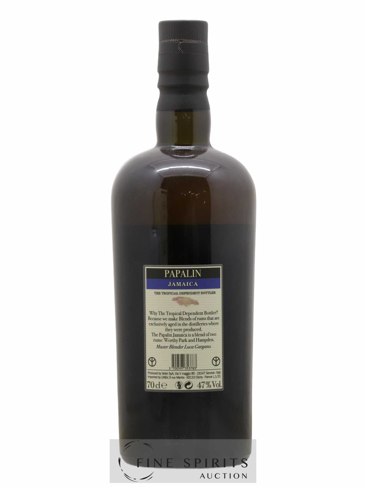 Papalin 7 years Of. Only Pot Still - bottled 2021 (sans prix de réserve) - Lot de 1 bouteille - 2