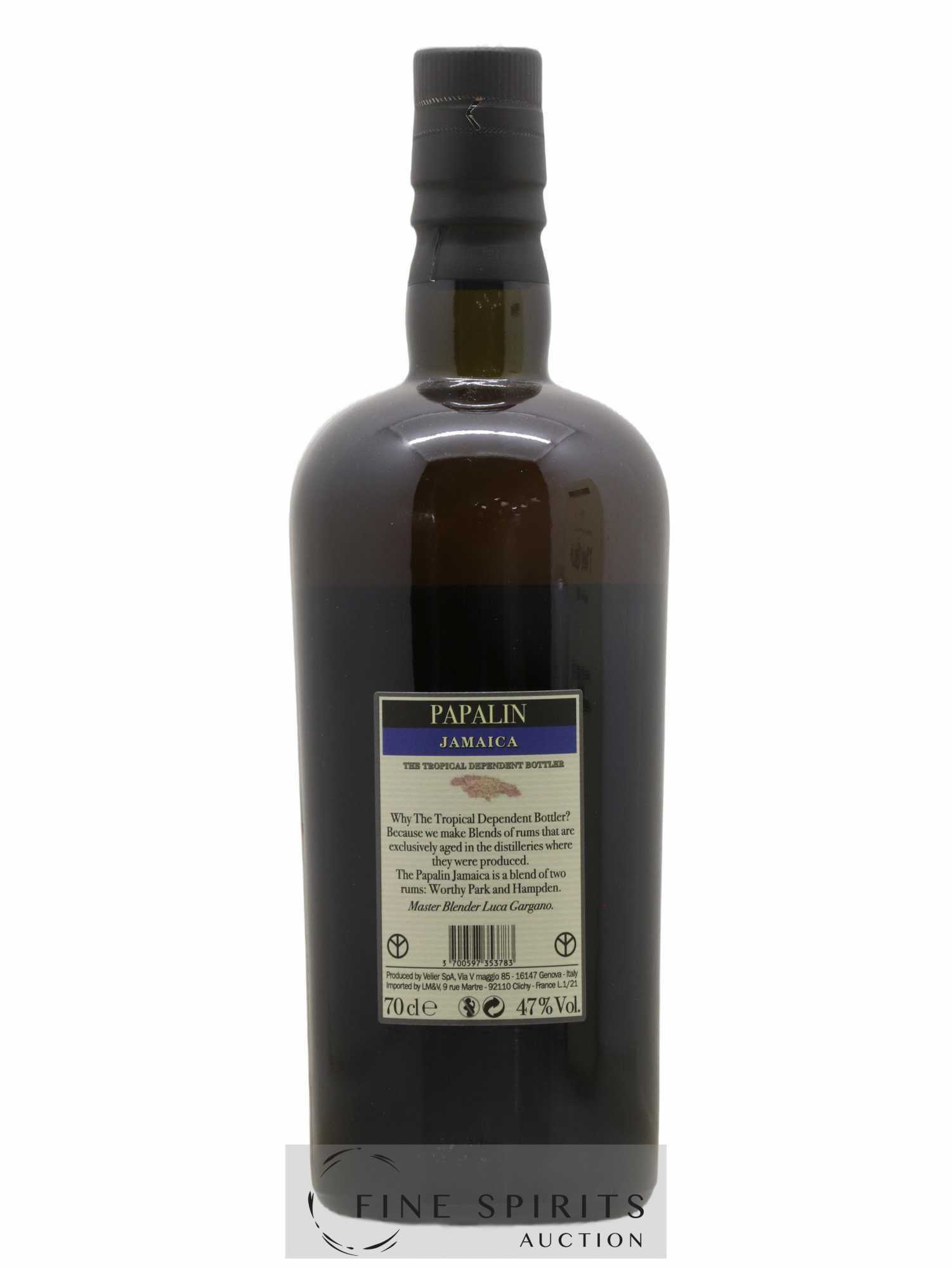 Papalin 7 years Of. Only Pot Still - bottled 2021  (no reserve) - Lot of 1 bottle - 2