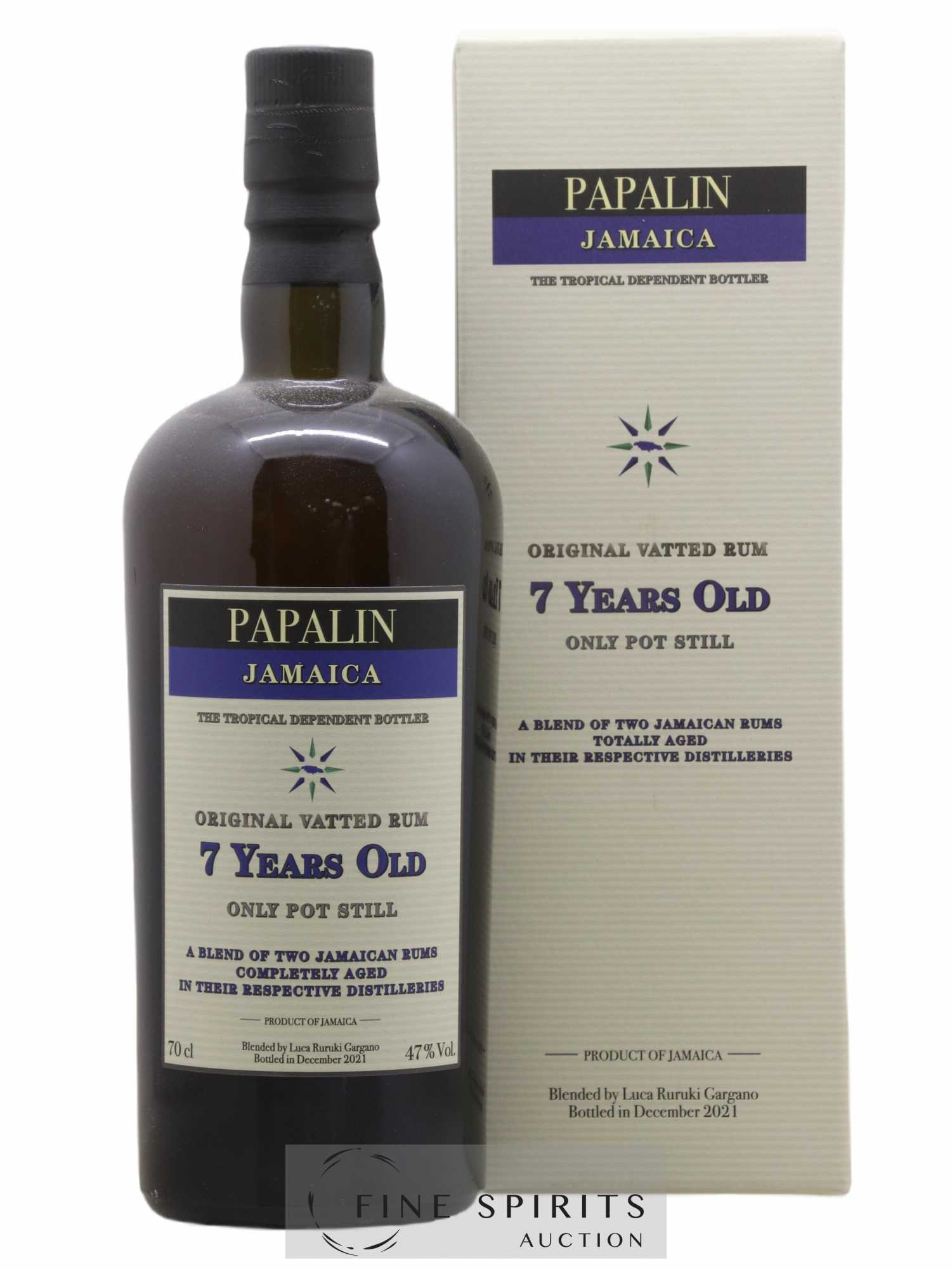 Papalin 7 years Of. Only Pot Still - bottled 2021 - Lot de 1 bouteille - 0
