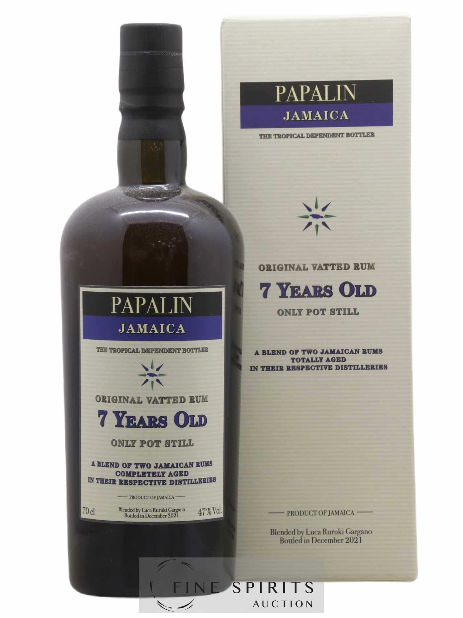 Papalin 7 years Of. Only Pot Still - bottled 2021 - Lot de 1 bouteille - 0