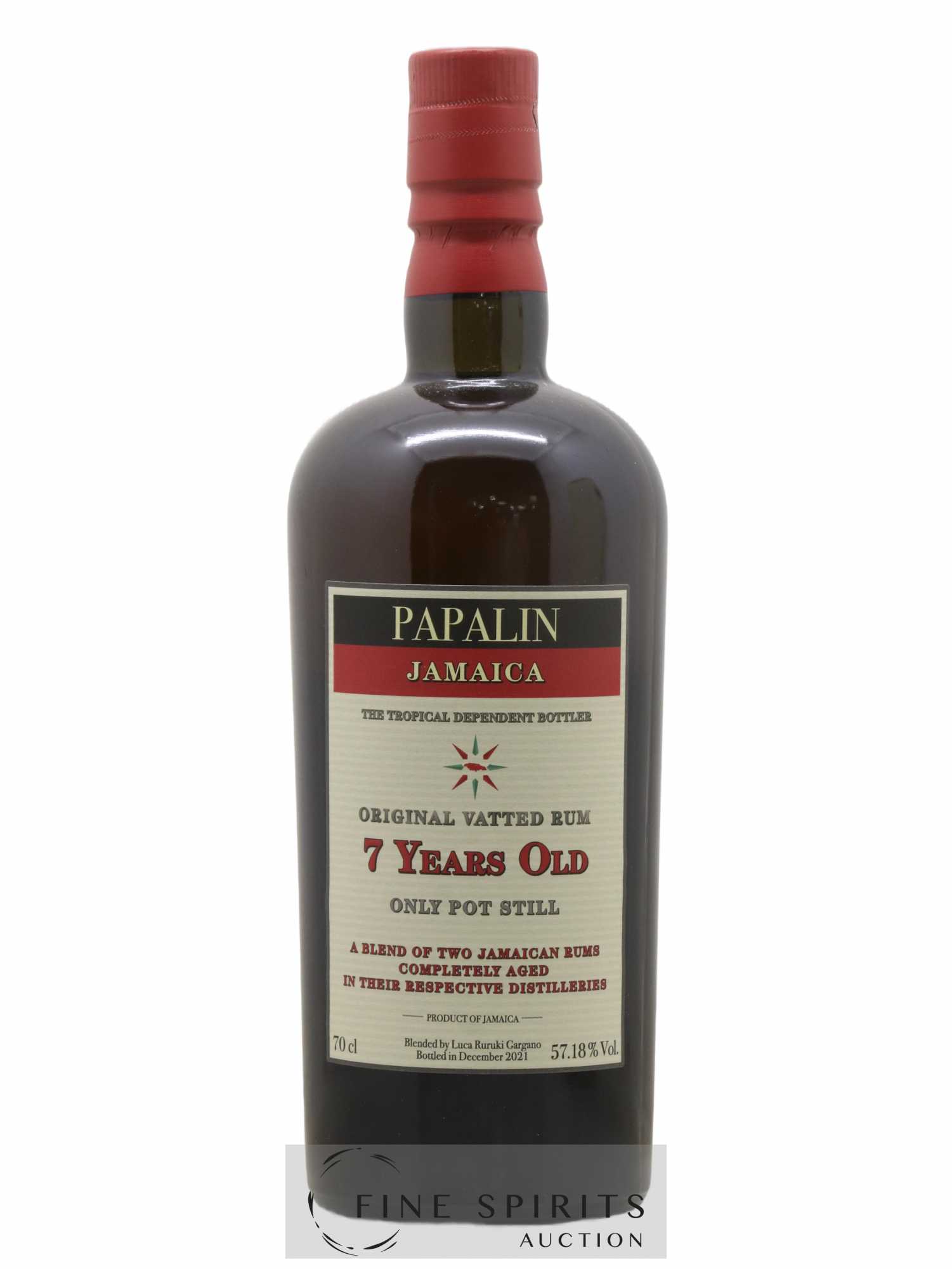 Papalin 7 years Of. Only Pot Still - bottled 2021 - Lot de 1 bouteille - 1