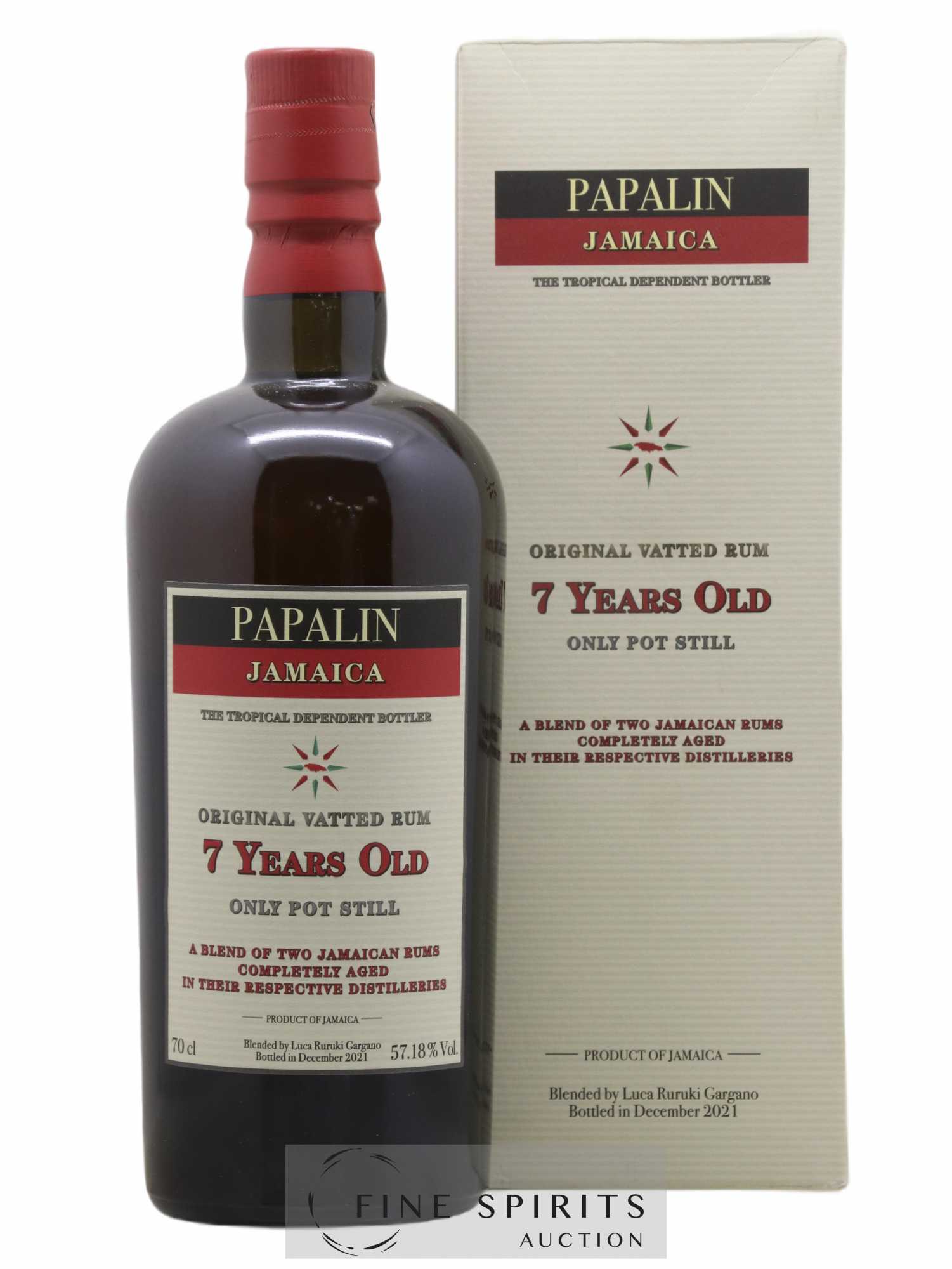 Papalin 7 years Of. Only Pot Still - bottled 2021 - Lot de 1 bouteille - 0