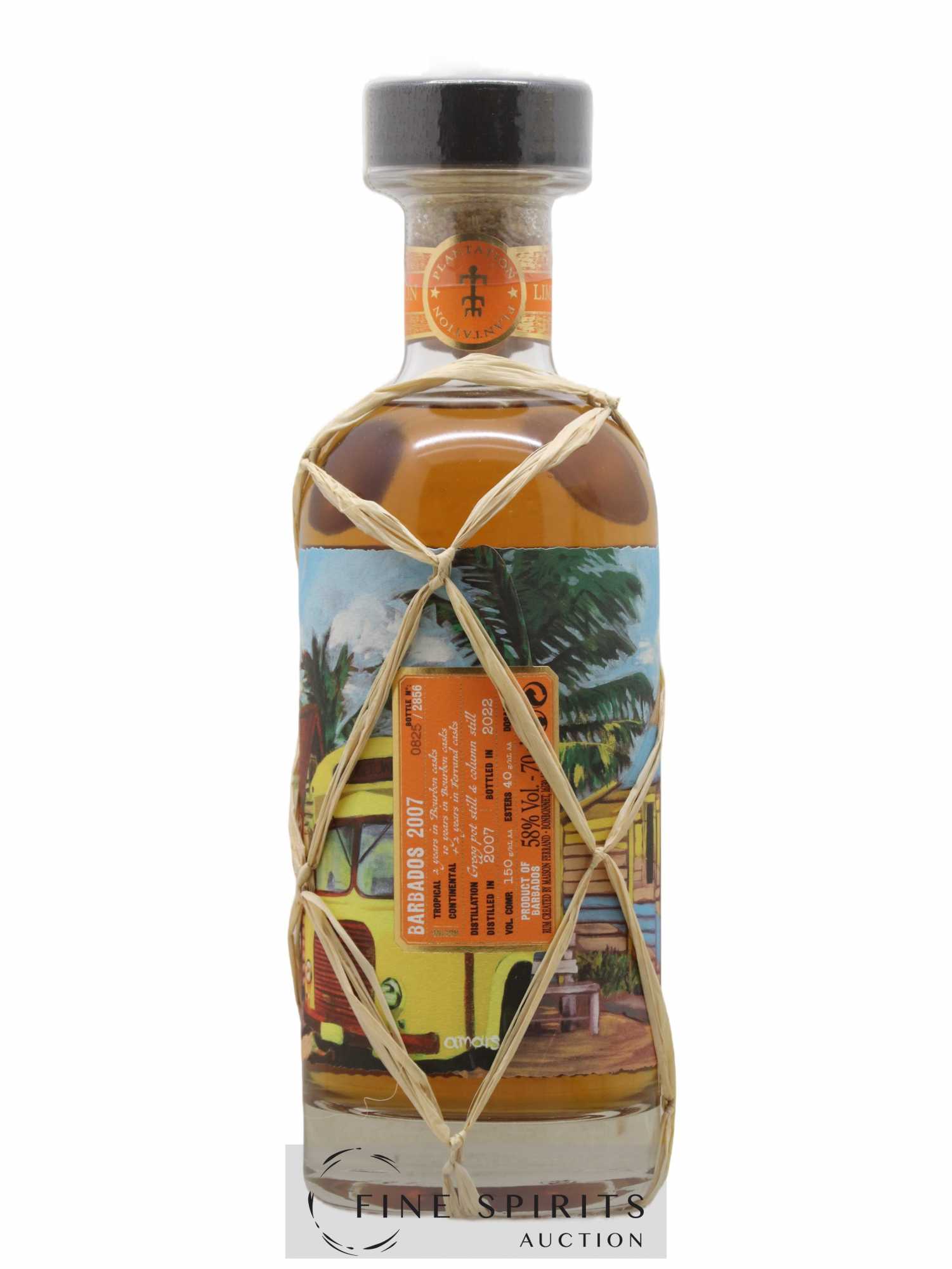Plantation 14 years 2007 Pierre Ferrand Barbados One of 2856 - bottled 2022 Extreme Series - Lot de 1 bouteille - 2