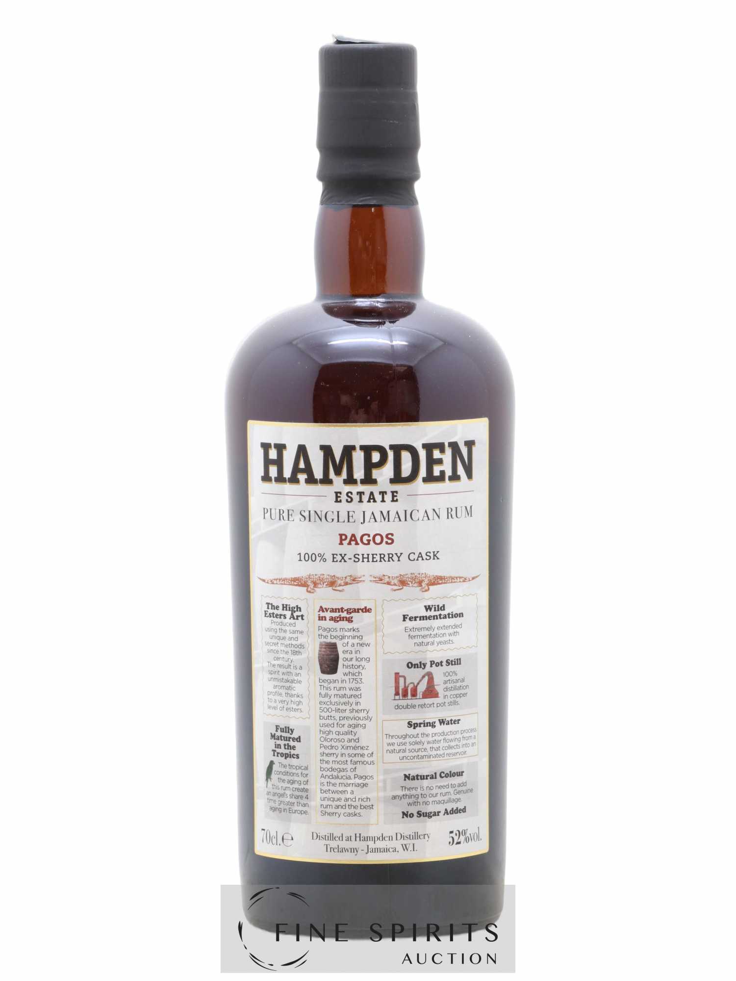 Hampden Of. Pagos Ex-Sherry Cask LM&V - Lot de 1 bouteille - 1