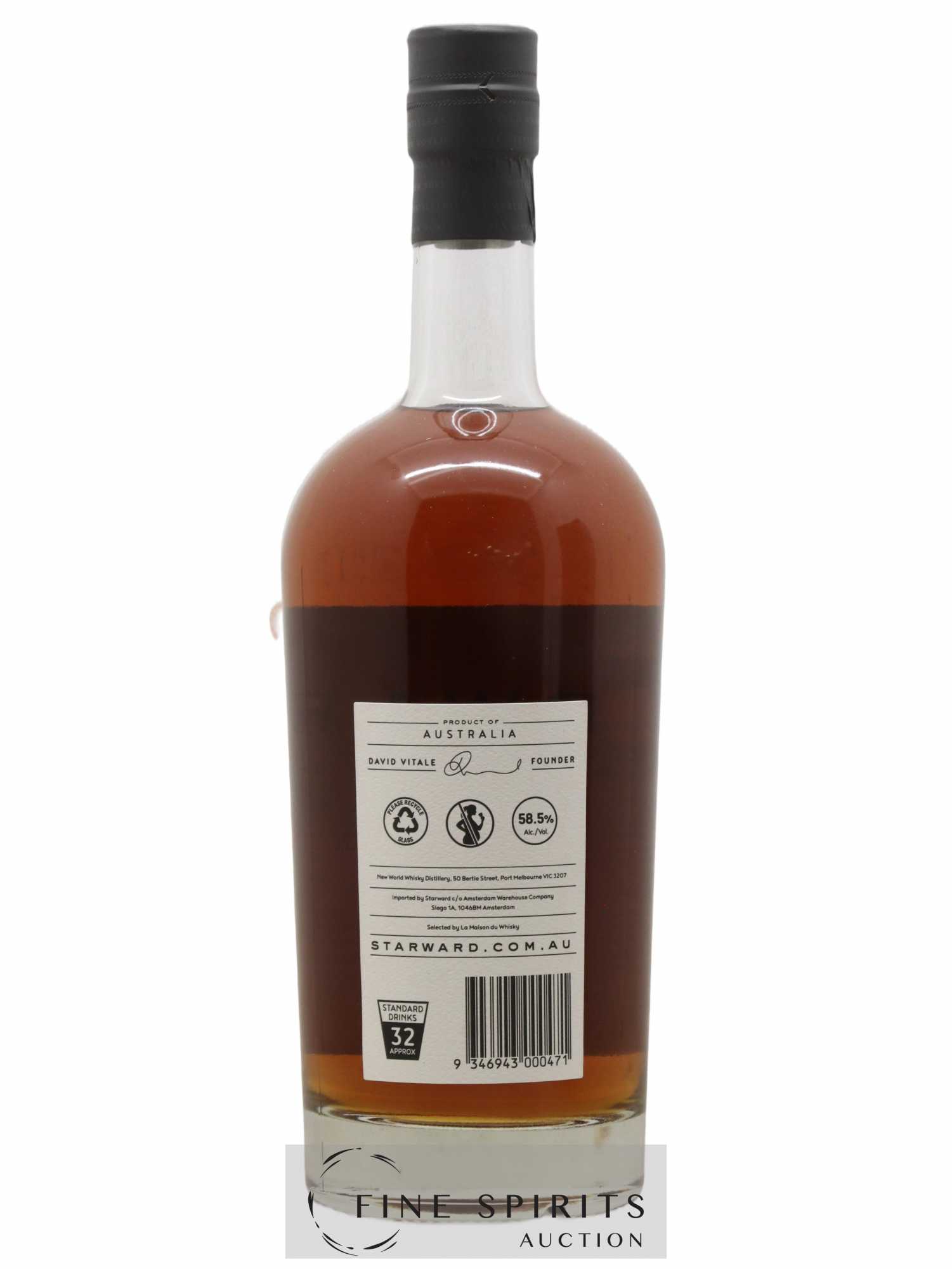 Starward 2016 Of. Single Cask Release n°1866 - One of 240 - bottled 2020 LMDW - Lot de 1 bouteille - 2